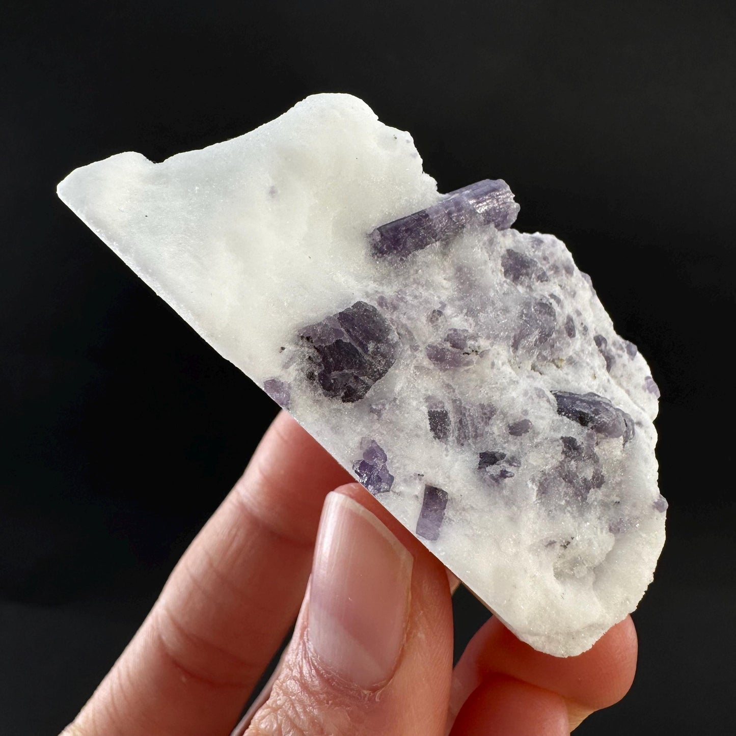 Scapolite on Matrix | Purple Crystal, Mineral Specimen from Afghanistan