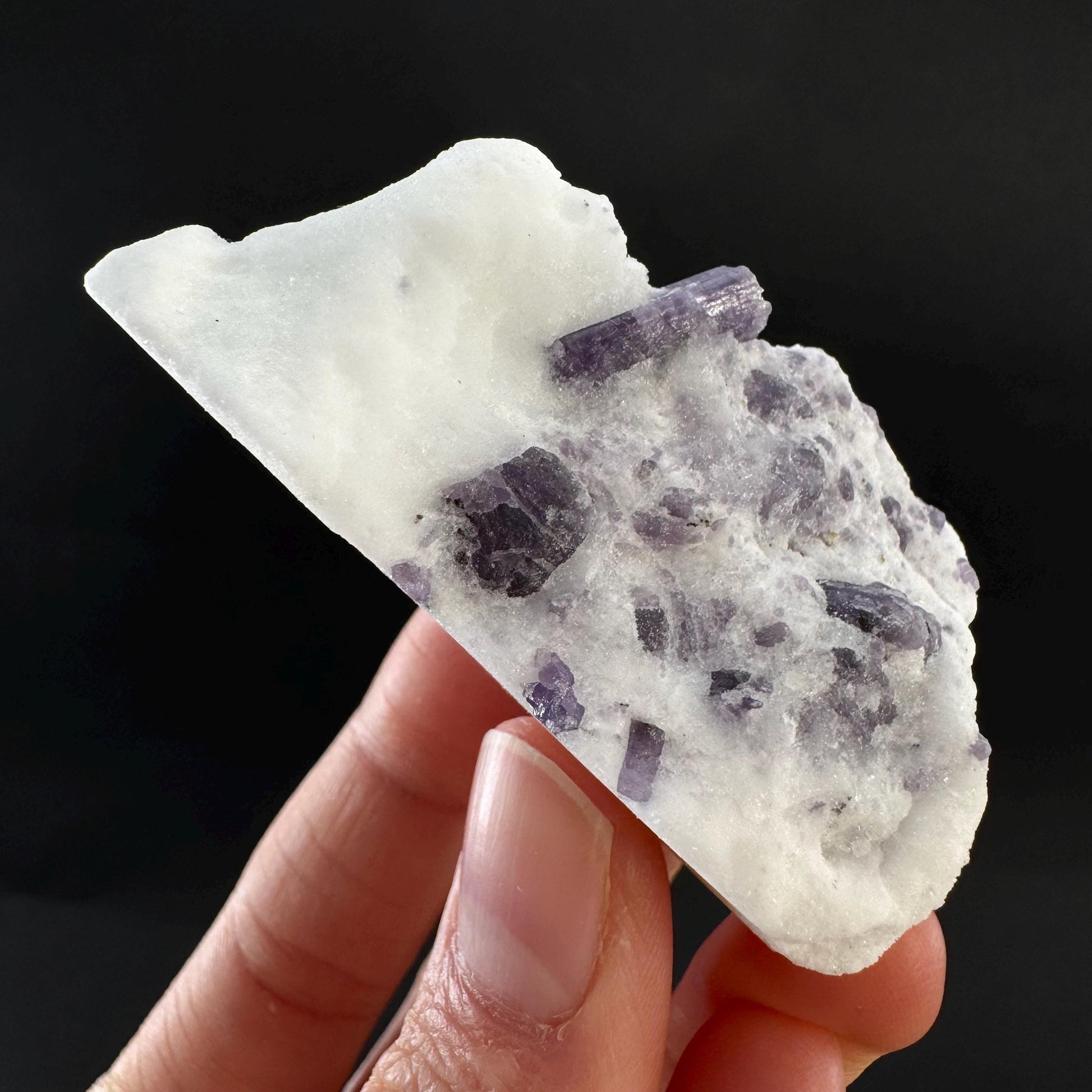 Scapolite on Matrix | Purple Crystal, Mineral Specimen from Afghanistan
