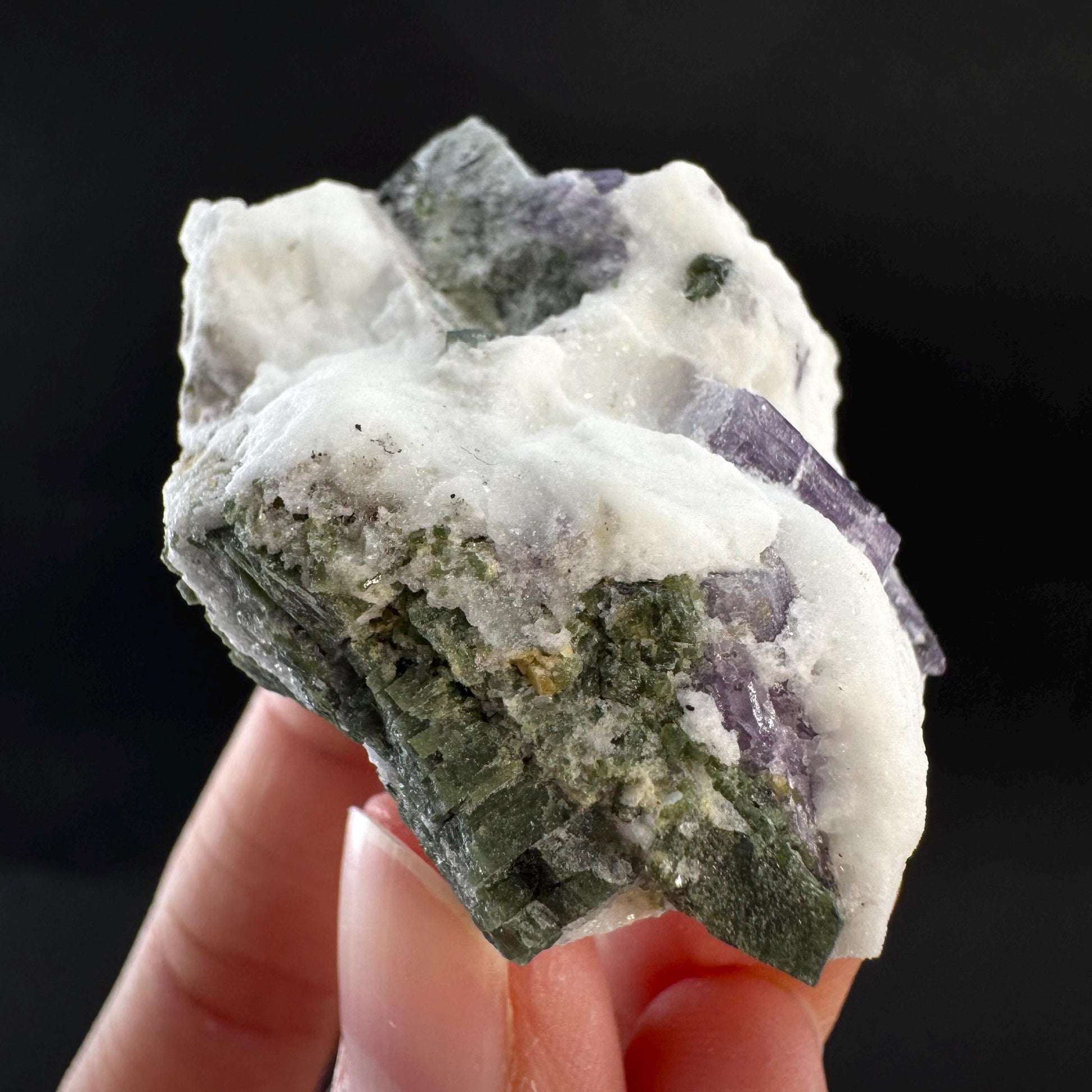 Scapolite on Matrix | Purple Crystal, Mineral Specimen from Afghanistan