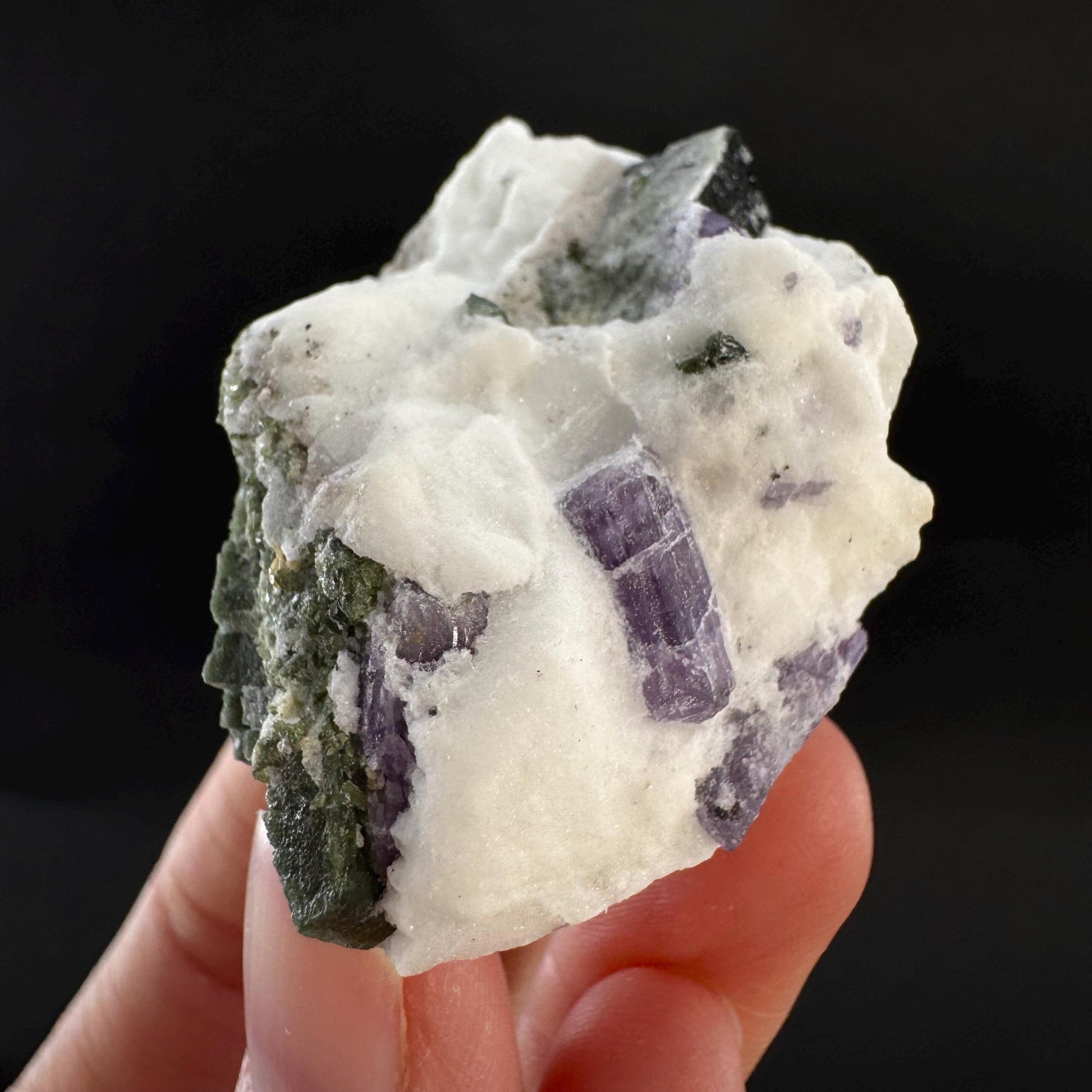Scapolite on Matrix | Purple Crystal, Mineral Specimen from Afghanistan