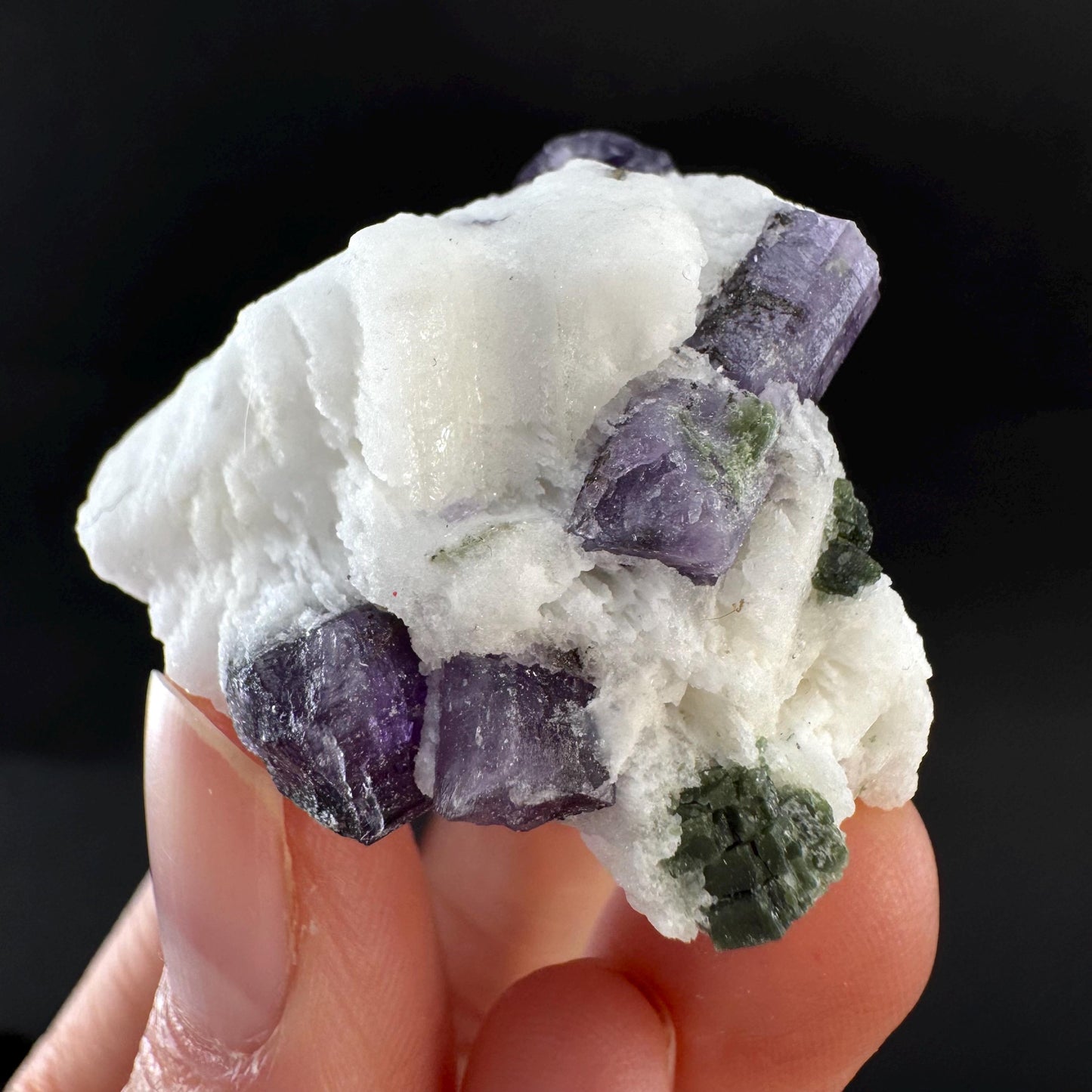 Scapolite on Matrix | Purple Crystal, Mineral Specimen from Afghanistan