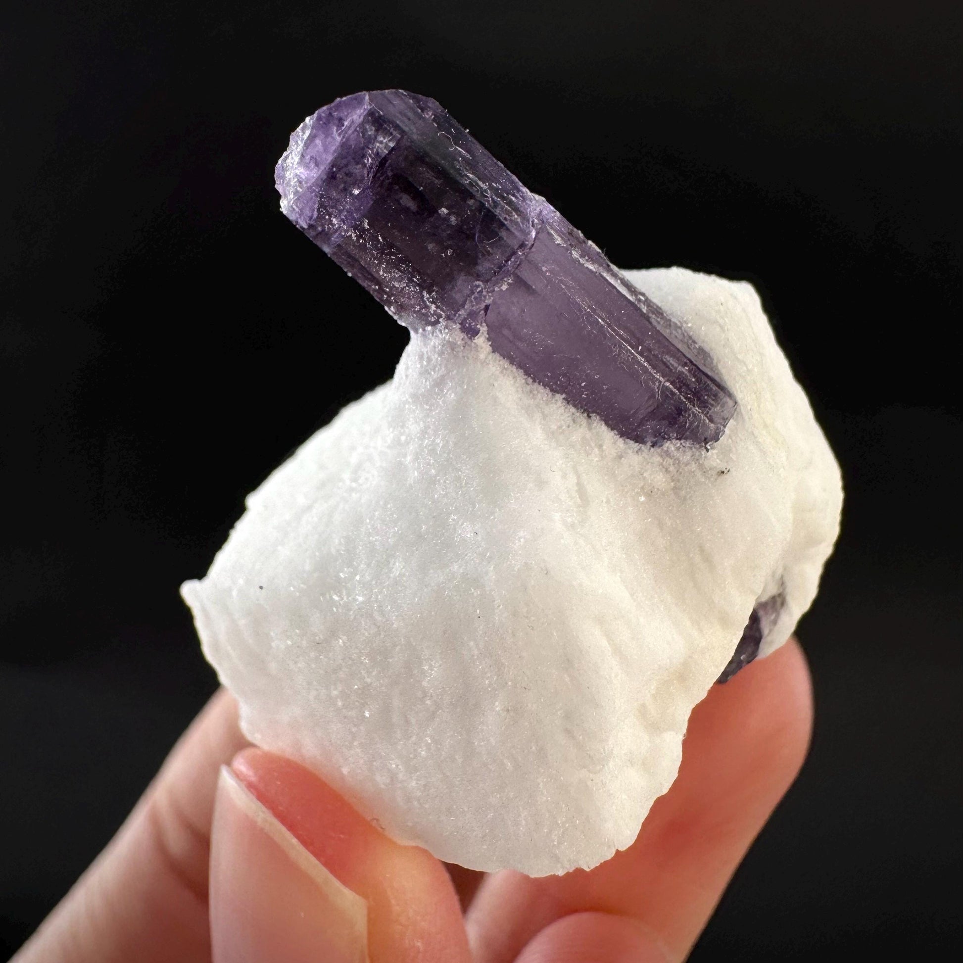 Scapolite on Matrix | Purple Crystal, Mineral Specimen from Afghanistan