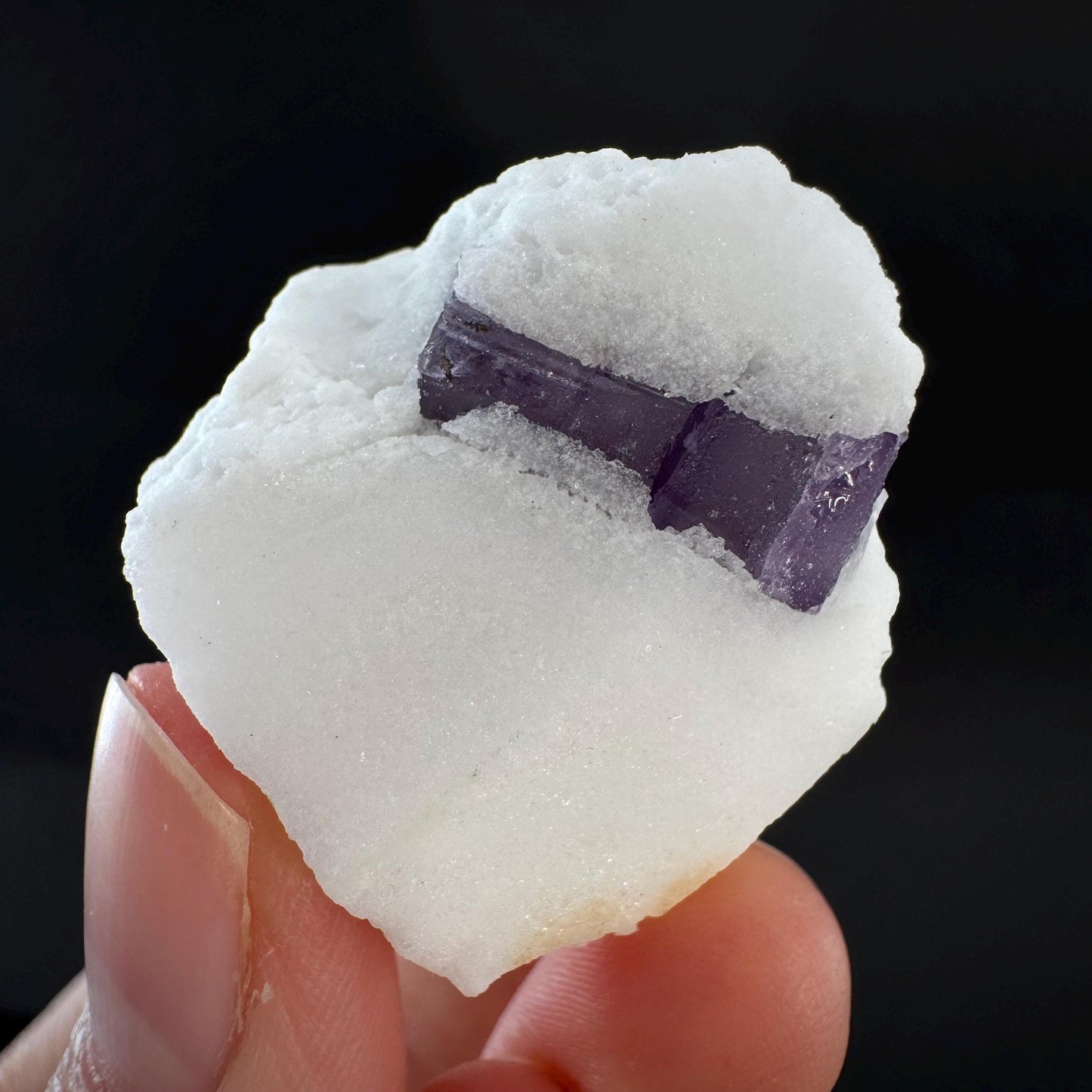 Scapolite on Matrix | Purple Crystal, Mineral Specimen from Afghanistan
