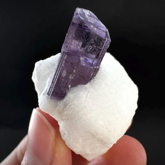 Scapolite on Matrix | Purple Crystal, Mineral Specimen from Afghanistan