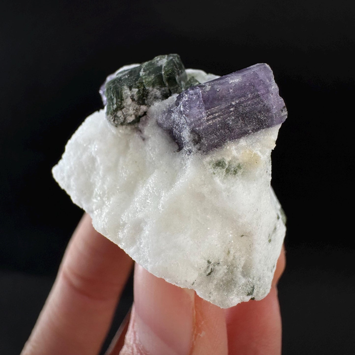 Scapolite on Matrix | Purple Crystal, Mineral Specimen from Afghanistan