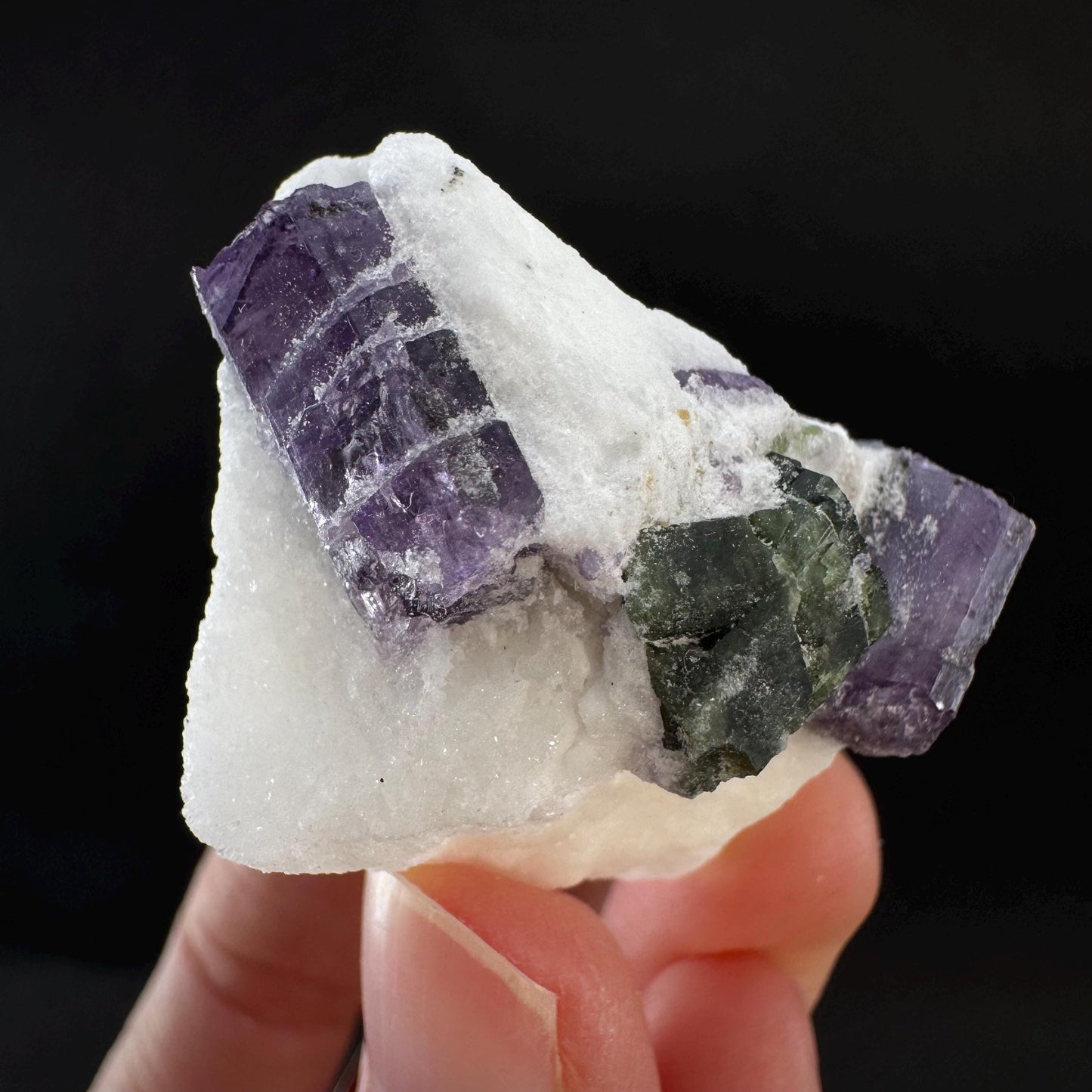 Scapolite on Matrix | Purple Crystal, Mineral Specimen from Afghanistan