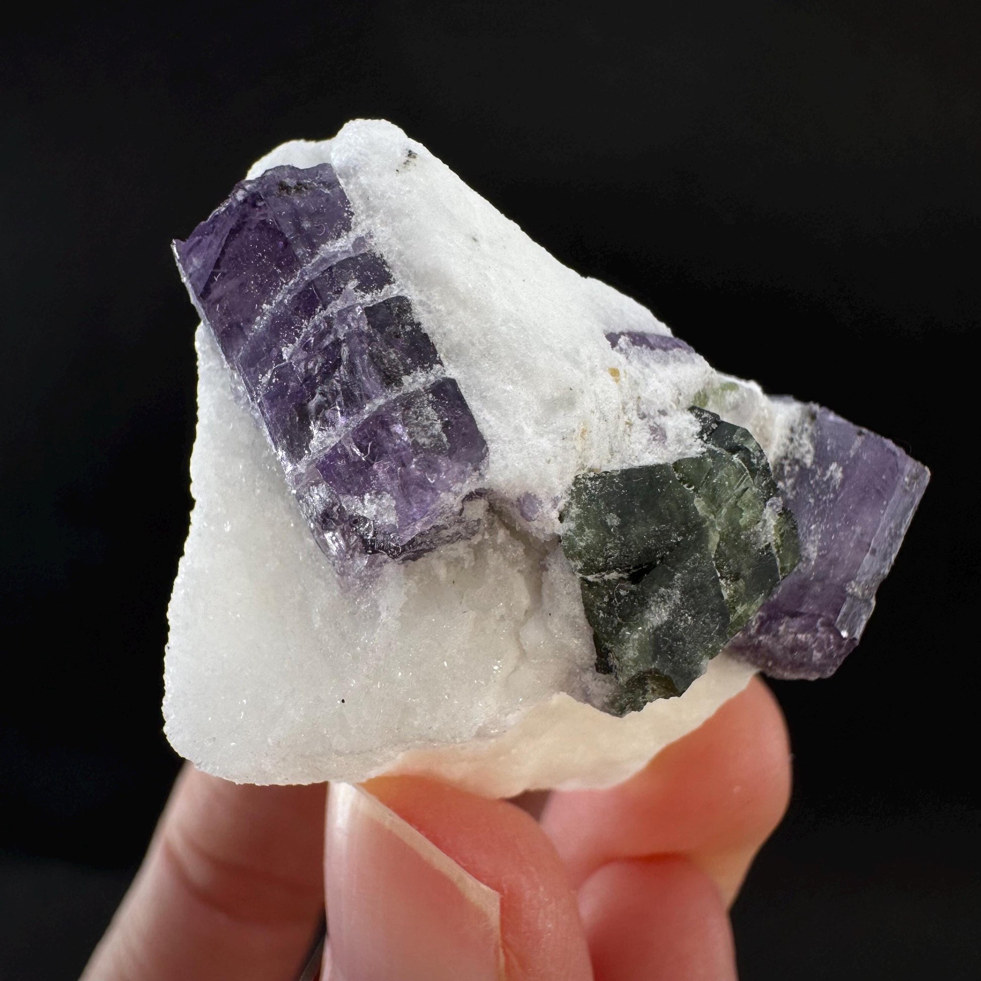 Scapolite on Matrix | Purple Crystal, Mineral Specimen from Afghanistan