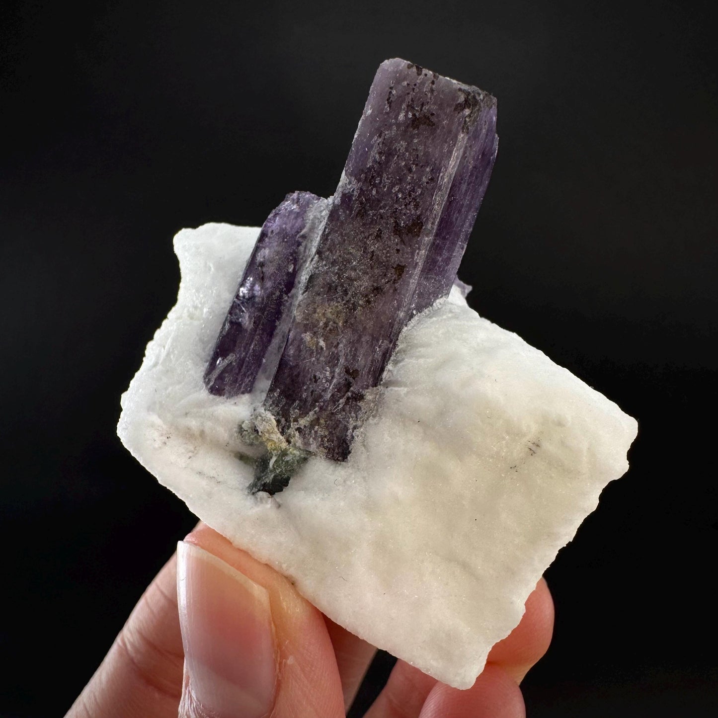 Scapolite on Matrix | Purple Crystal, Mineral Specimen from Afghanistan