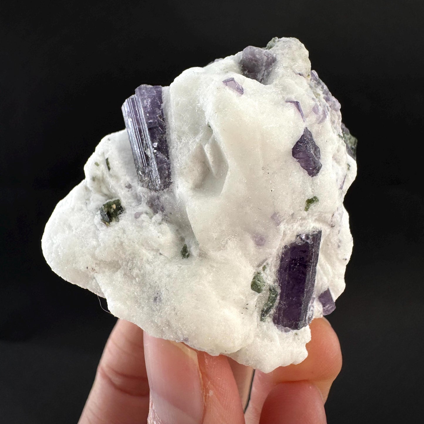 Scapolite on Matrix | Purple Crystal, Mineral Specimen from Afghanistan