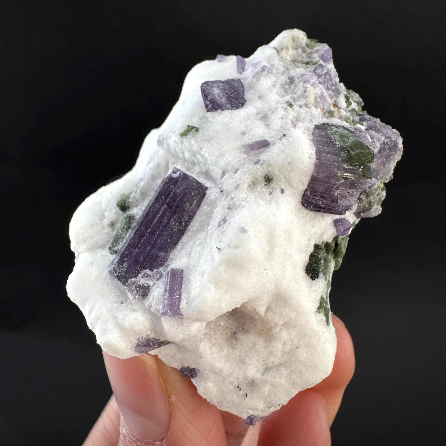 Scapolite on Matrix | Purple Crystal, Mineral Specimen from Afghanistan
