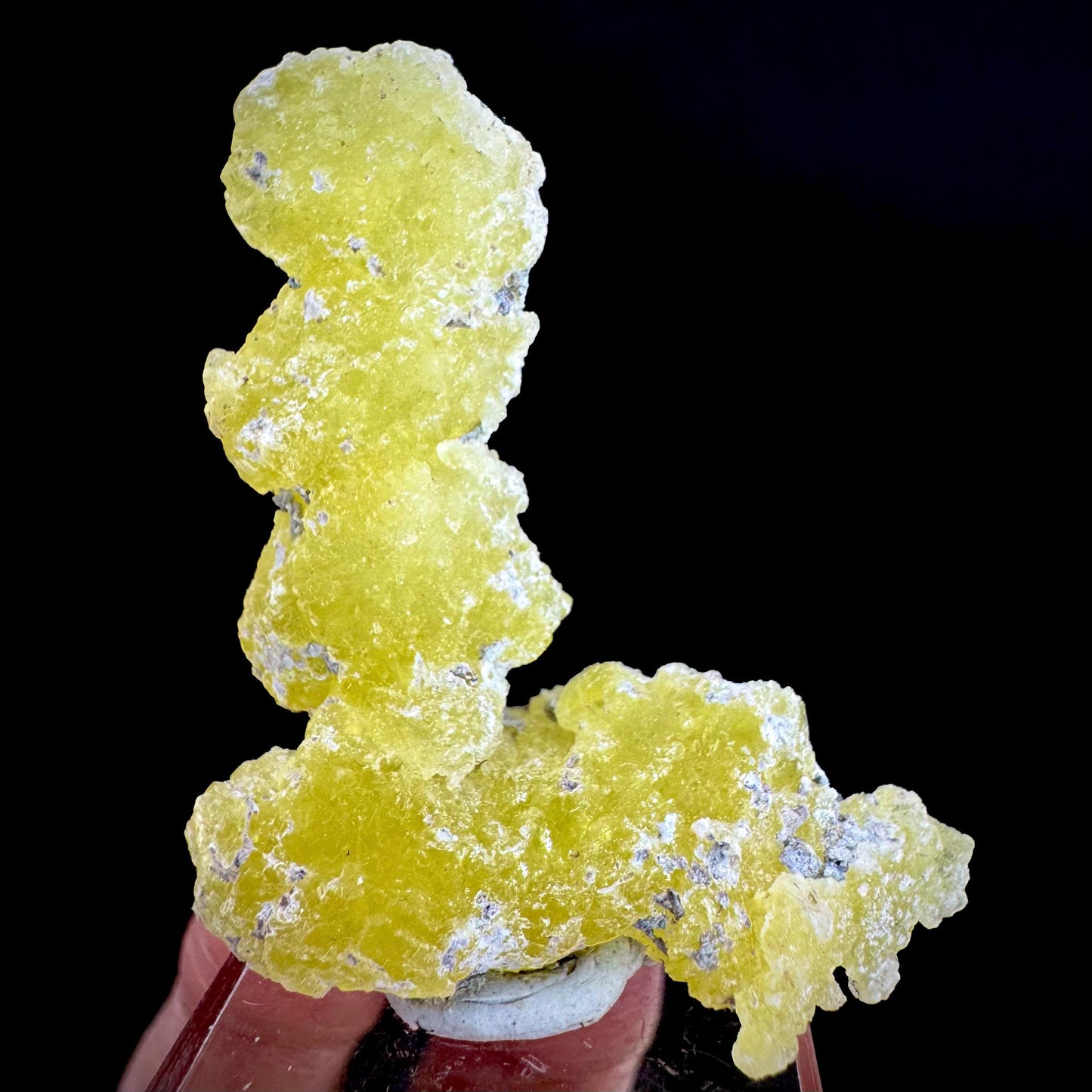 Brucite | Yellow Crystal, Lustrous Mineral Specimen From Pakistan