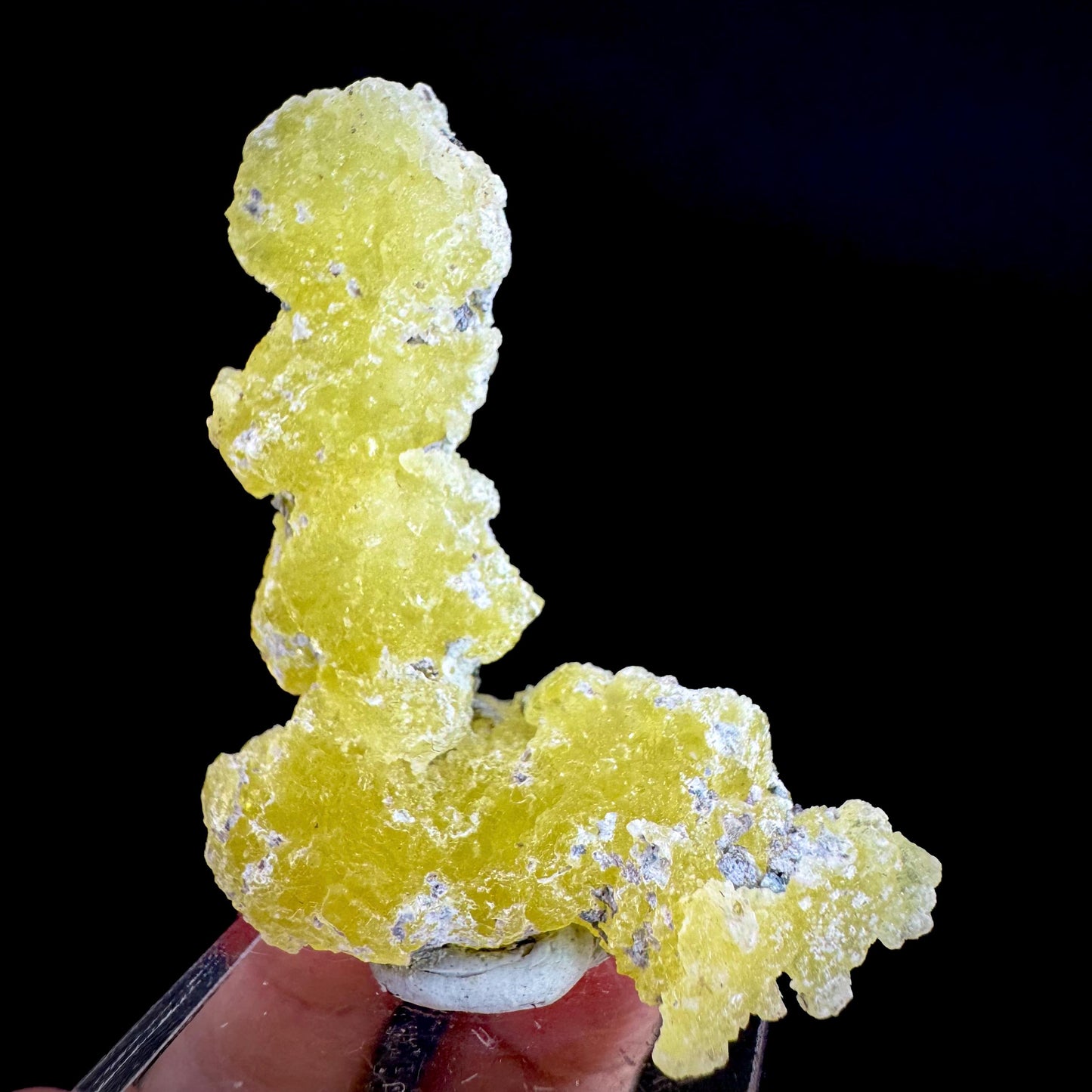Brucite | Yellow Crystal, Lustrous Mineral Specimen From Pakistan