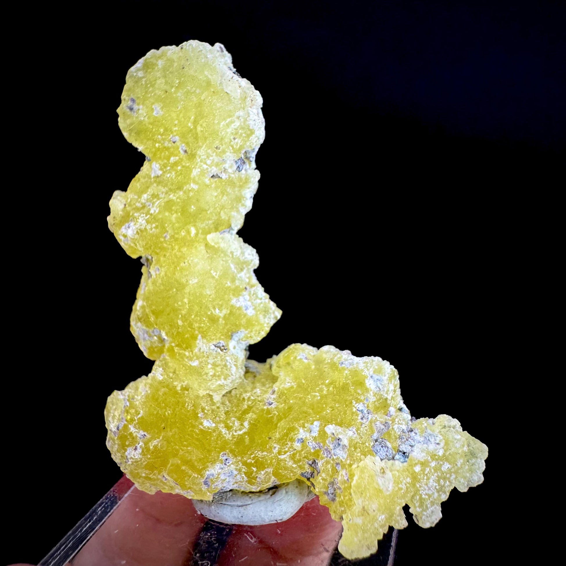 Brucite | Yellow Crystal, Lustrous Mineral Specimen From Pakistan