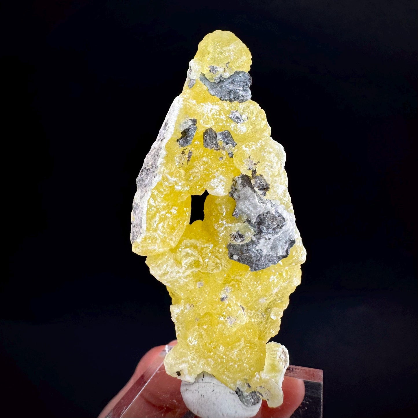 Brucite | Yellow Crystal, Lustrous Mineral Specimen From Pakistan