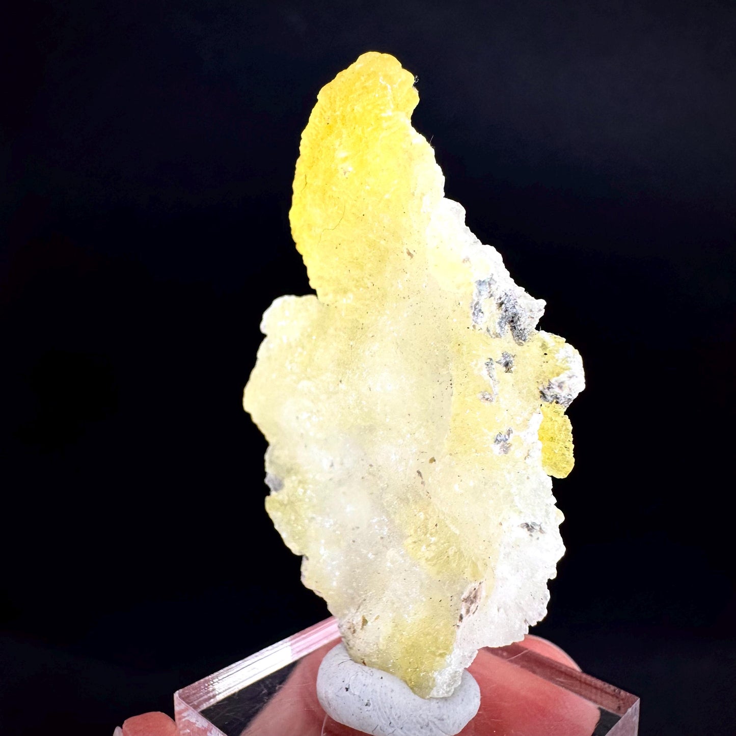 Brucite | Yellow Crystal, Lustrous Mineral Specimen From Pakistan