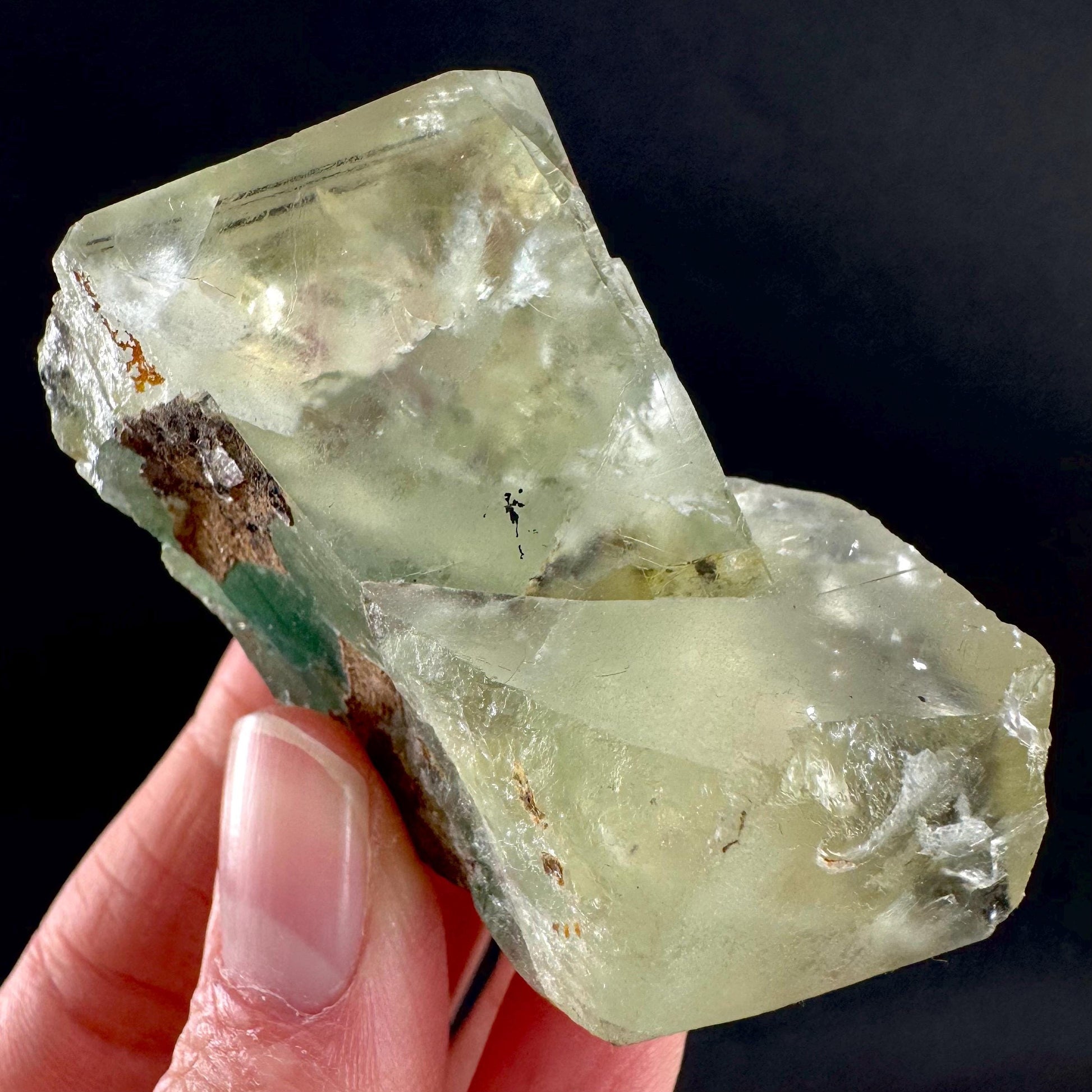 Fluorite | green crystal, mineral specimen from Erongo, Namibia