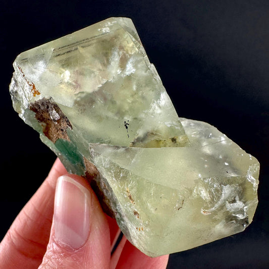 Fluorite | green crystal, mineral specimen from Erongo, Namibia