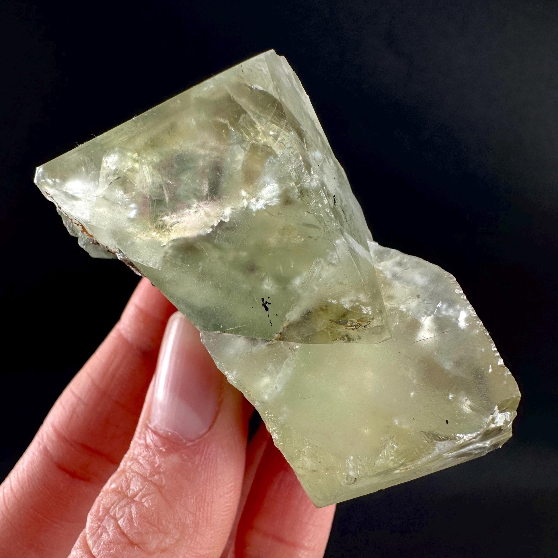 Fluorite | green crystal, mineral specimen from Erongo, Namibia