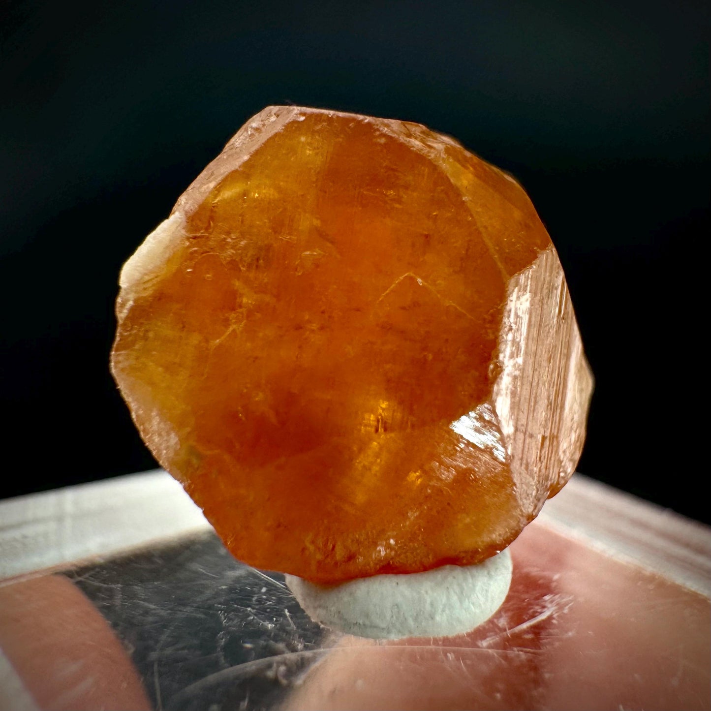 Hessonite Garnet | Orange Crystal, Mineral Specimen from Pakistan