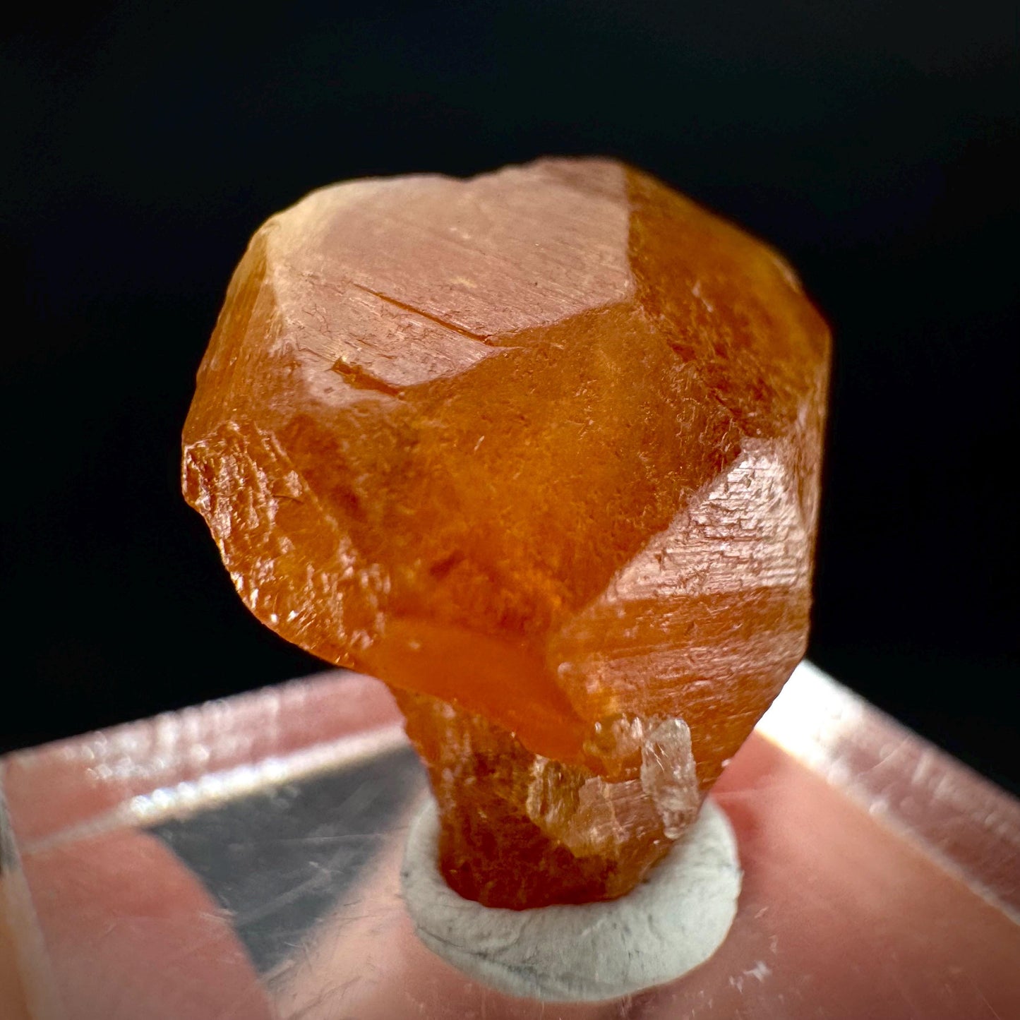 Hessonite Garnet | Orange Crystal, Mineral Specimen from Pakistan