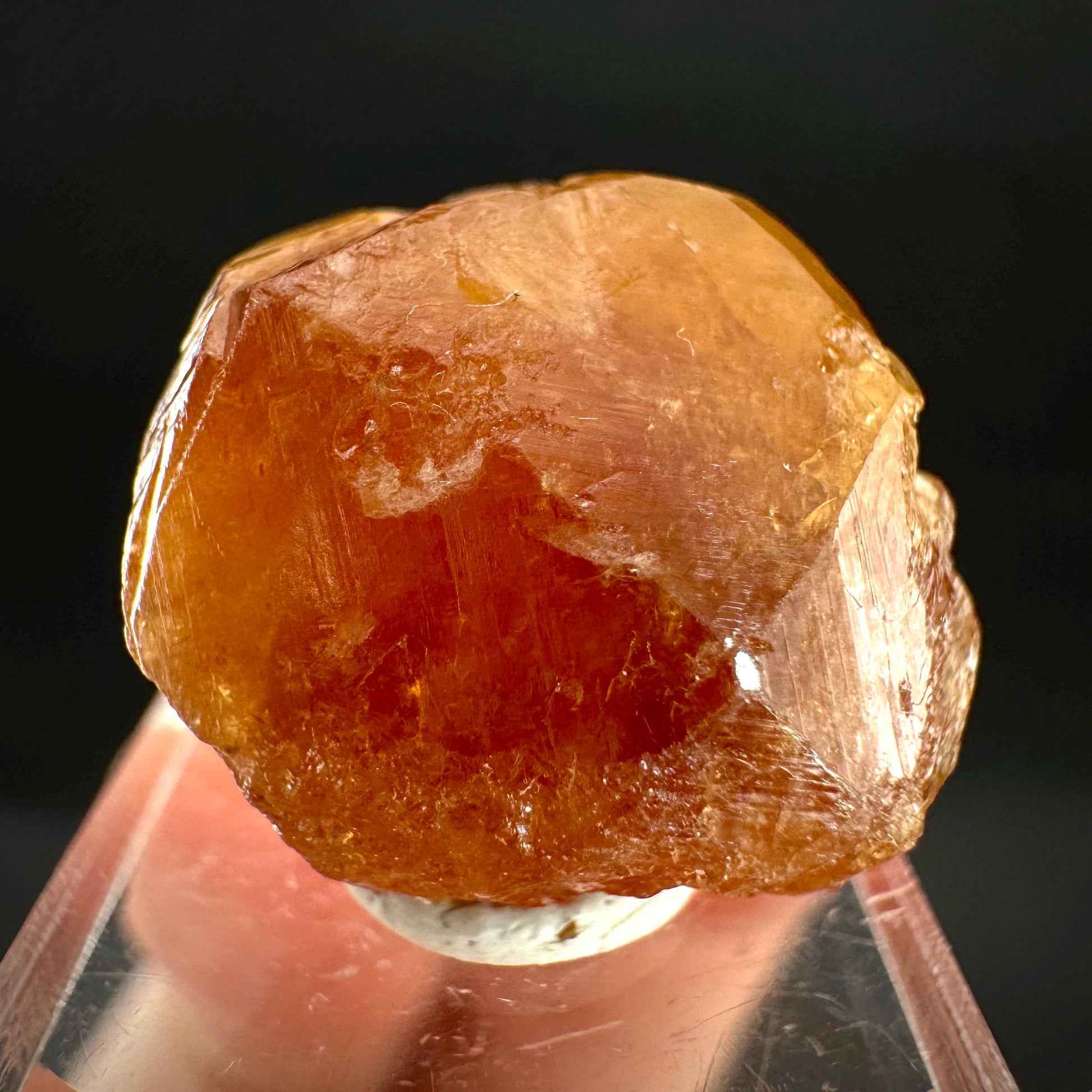 Hessonite Garnet | Orange Crystal, Mineral Specimen from Pakistan