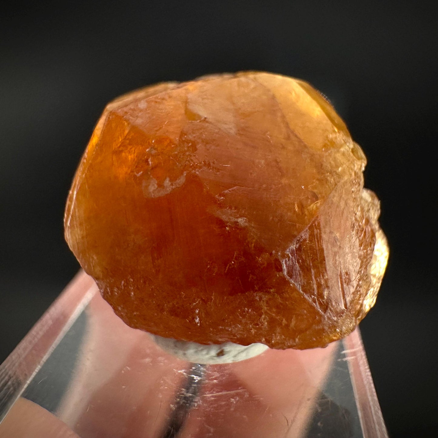 Hessonite Garnet | Orange Crystal, Mineral Specimen from Pakistan