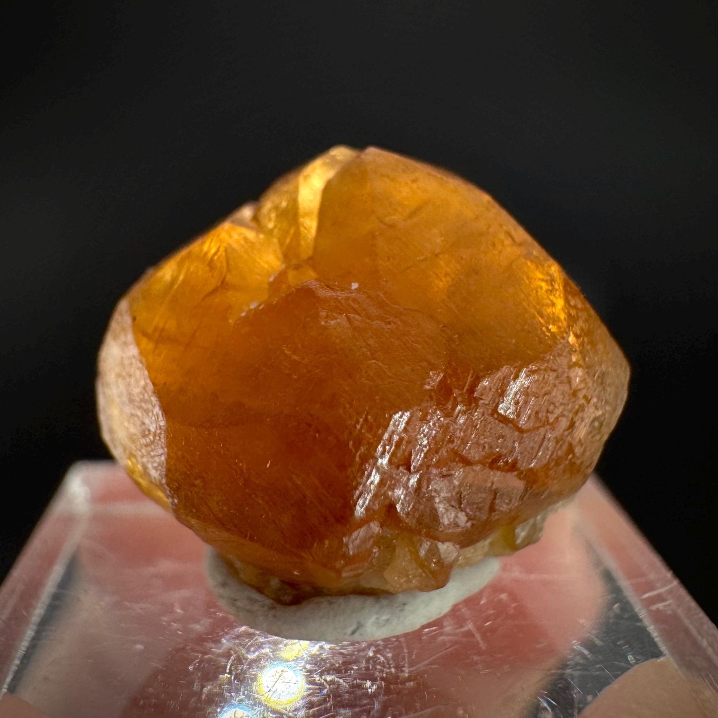 Hessonite Garnet | Orange Crystal, Mineral Specimen from Pakistan