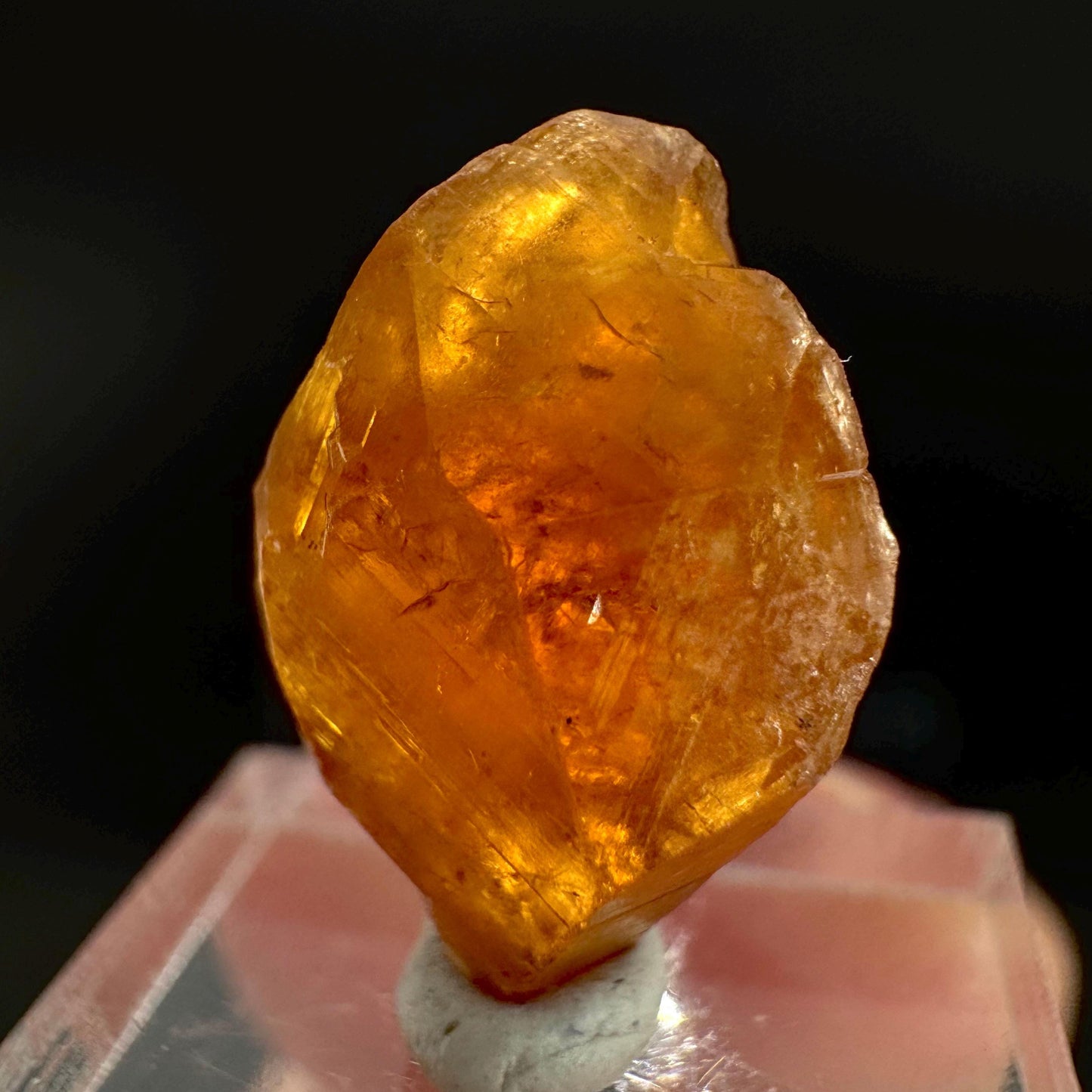 Hessonite Garnet | Orange Crystal, Mineral Specimen from Pakistan