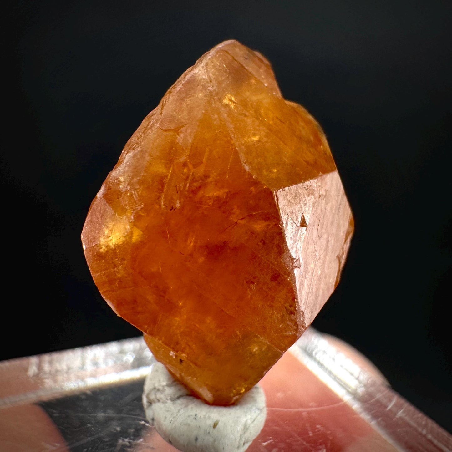 Hessonite Garnet | Orange Crystal, Mineral Specimen from Pakistan