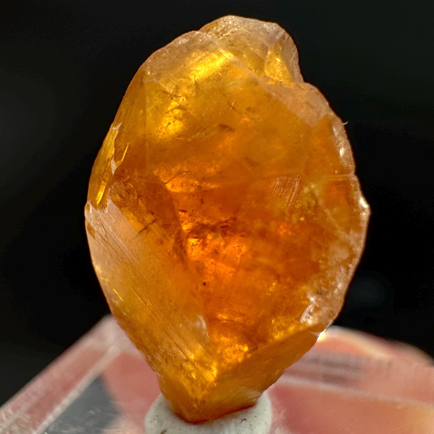 Hessonite Garnet | Orange Crystal, Mineral Specimen from Pakistan