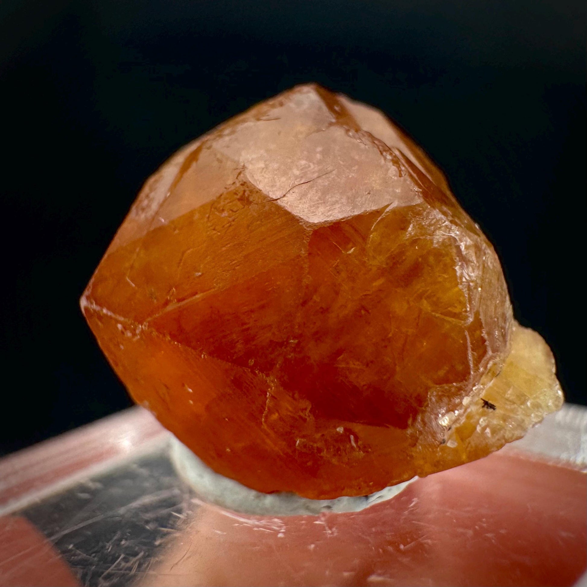 Hessonite Garnet | Orange Crystal, Mineral Specimen from Pakistan