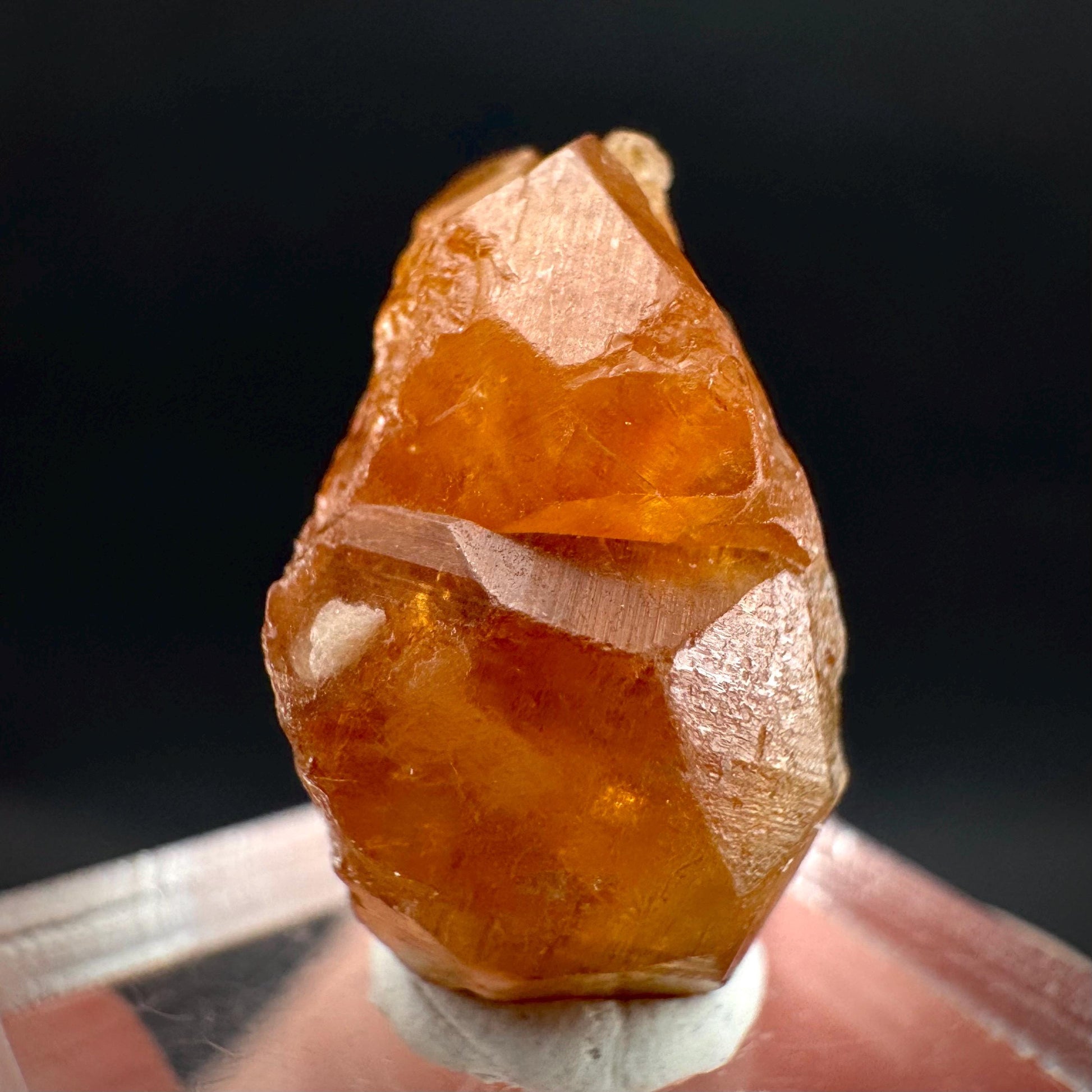 Hessonite Garnet | Orange Crystal, Mineral Specimen from Pakistan