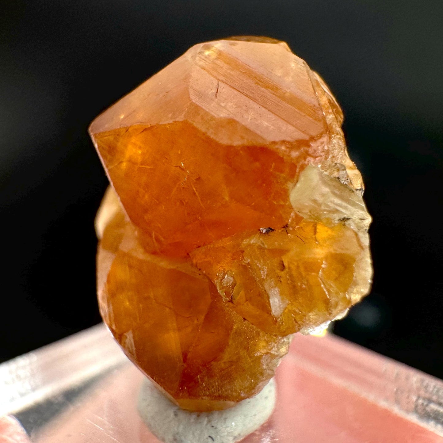 Hessonite Garnet | Orange Crystal, Mineral Specimen from Pakistan