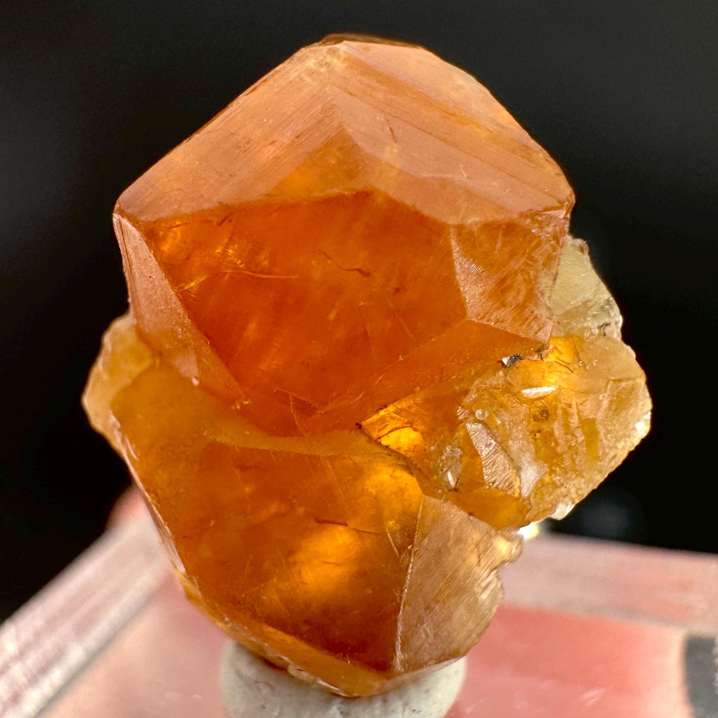 Hessonite Garnet | Orange Crystal, Mineral Specimen from Pakistan