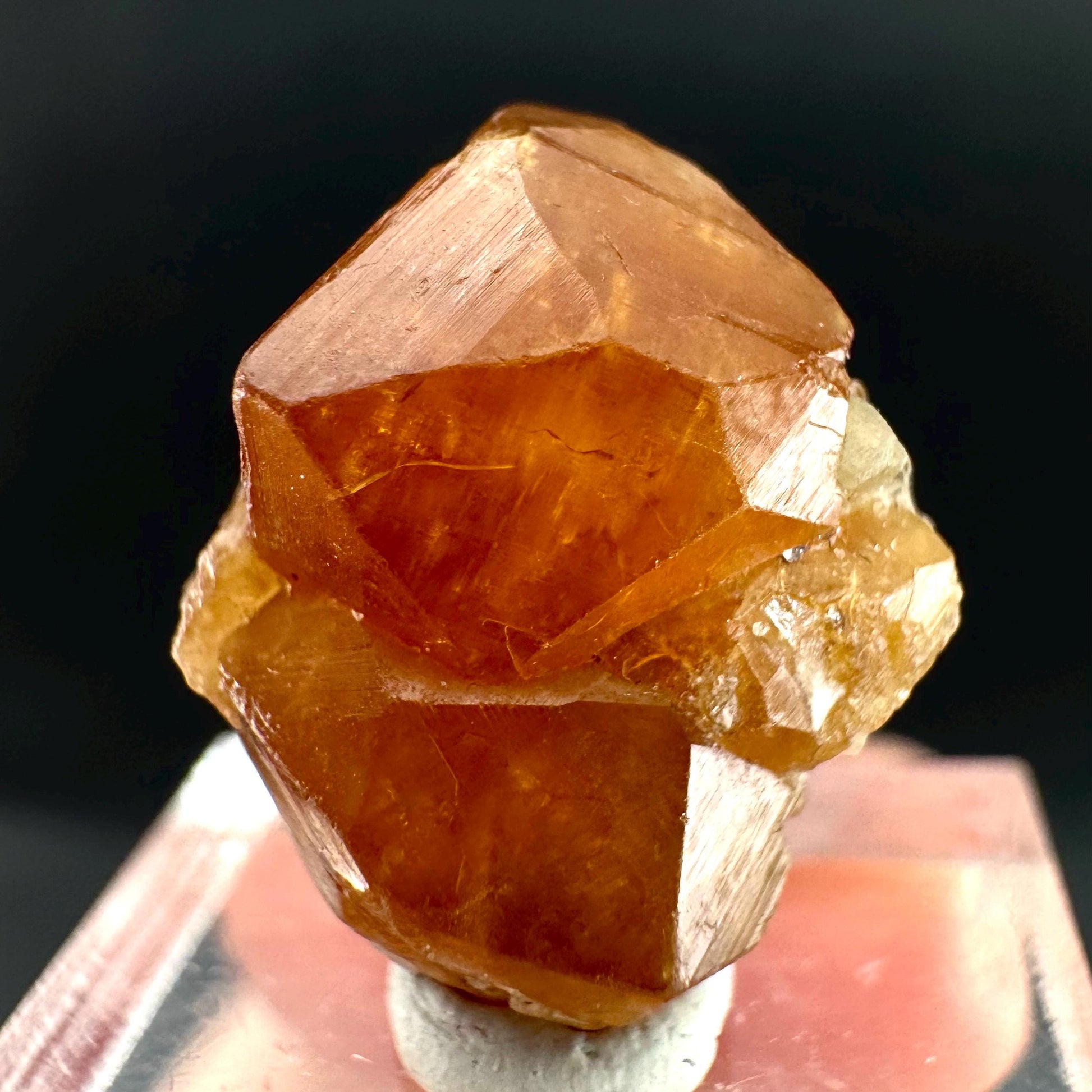 Hessonite Garnet | Orange Crystal, Mineral Specimen from Pakistan