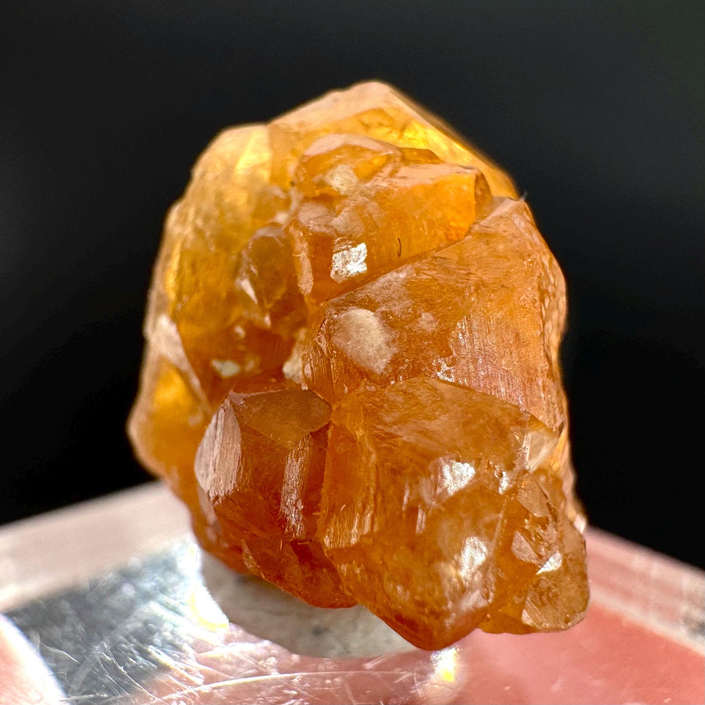 Hessonite Garnet | Orange Crystal, Mineral Specimen from Pakistan