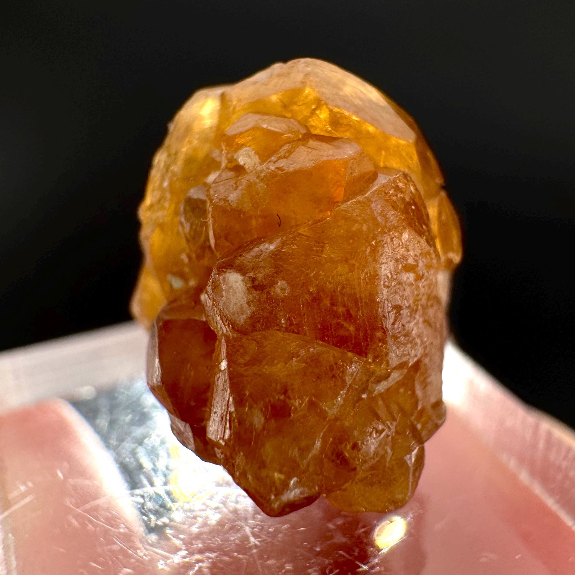 Hessonite Garnet | Orange Crystal, Mineral Specimen from Pakistan