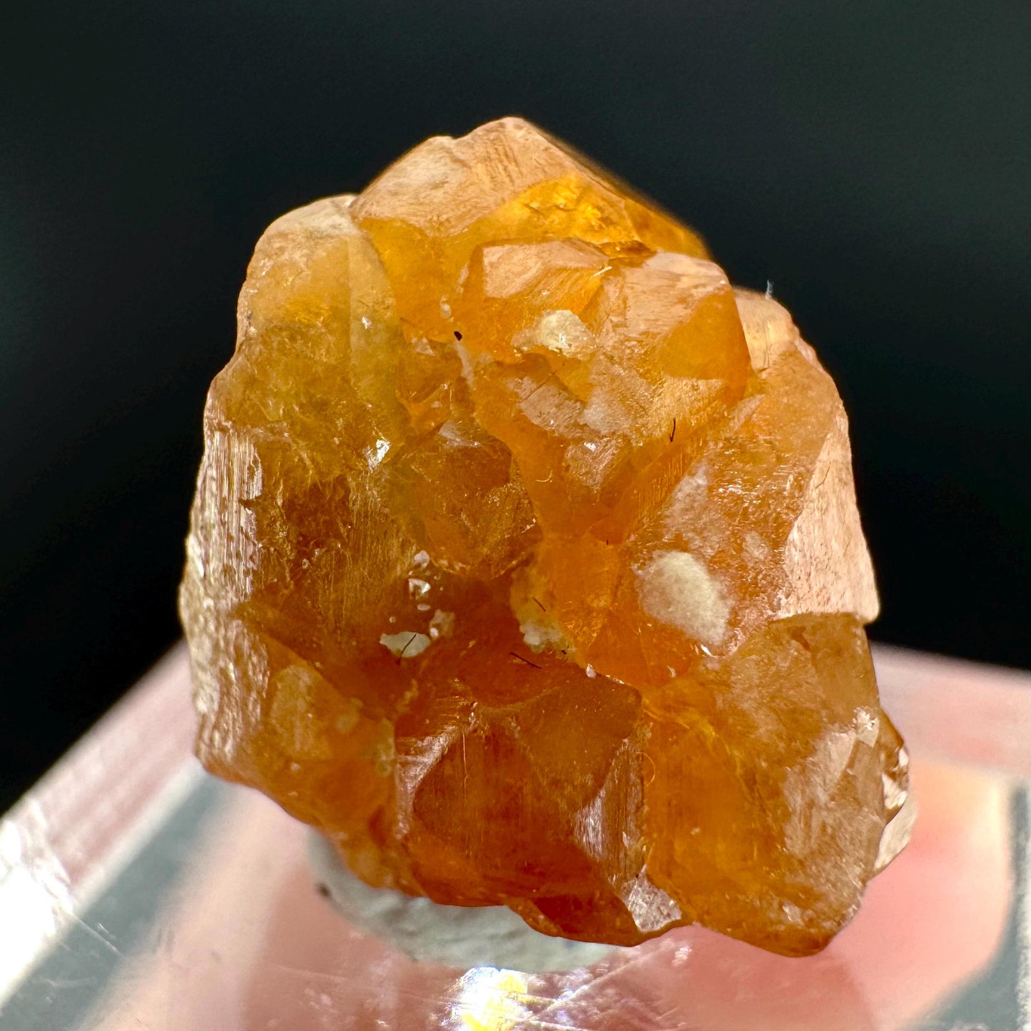 Hessonite Garnet | Orange Crystal, Mineral Specimen from Pakistan