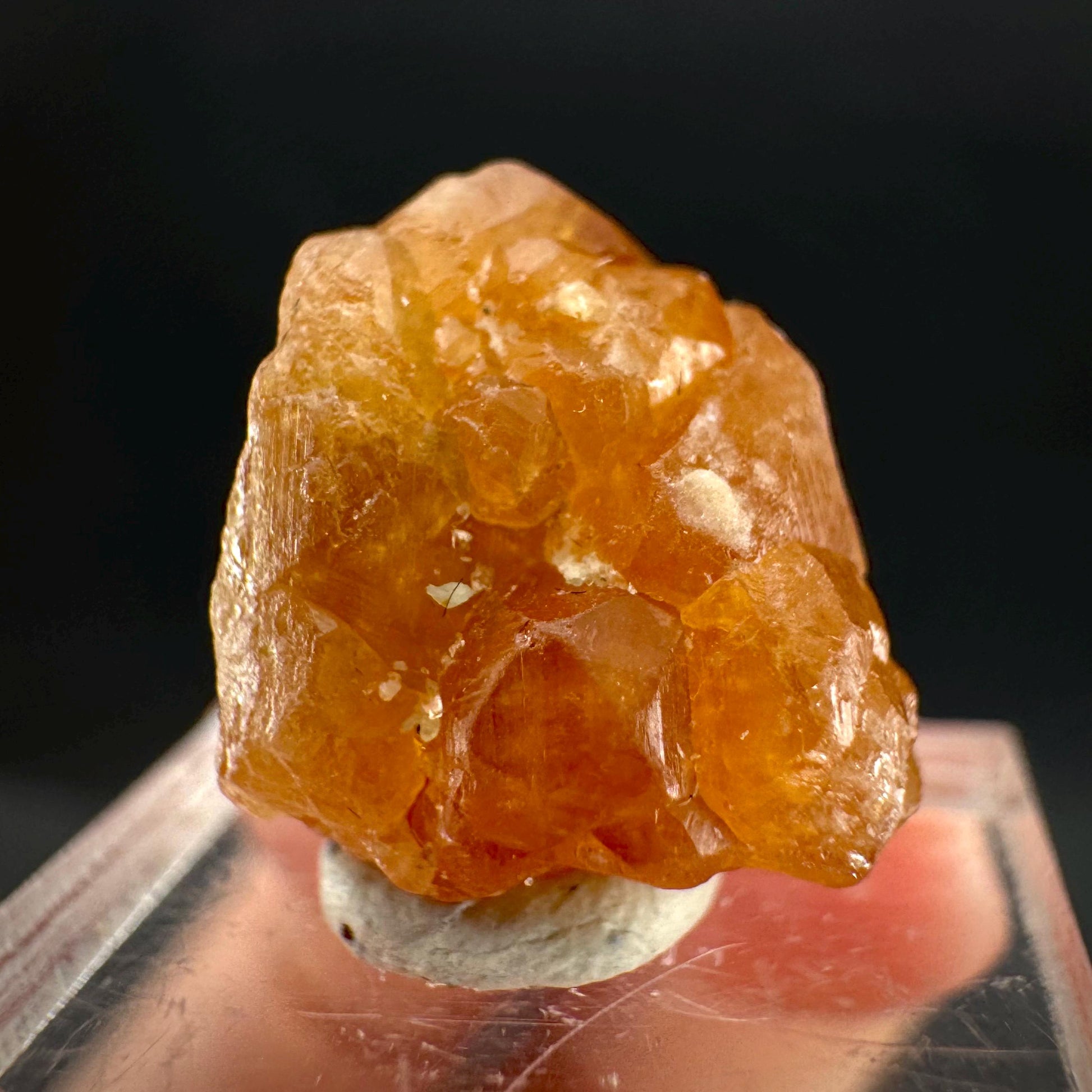 Hessonite Garnet | Orange Crystal, Mineral Specimen from Pakistan