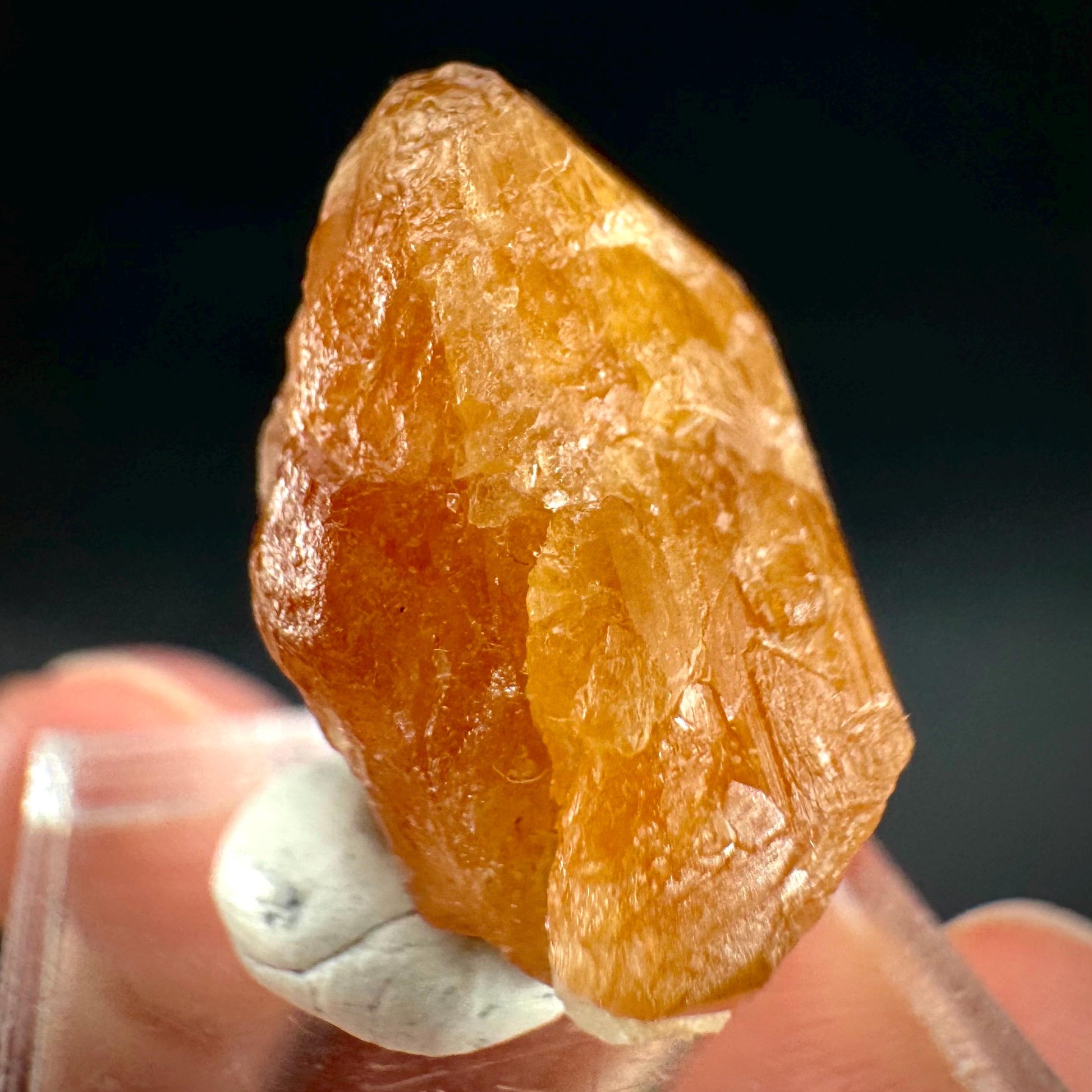 Hessonite Garnet | Orange Crystal, Mineral Specimen from Pakistan
