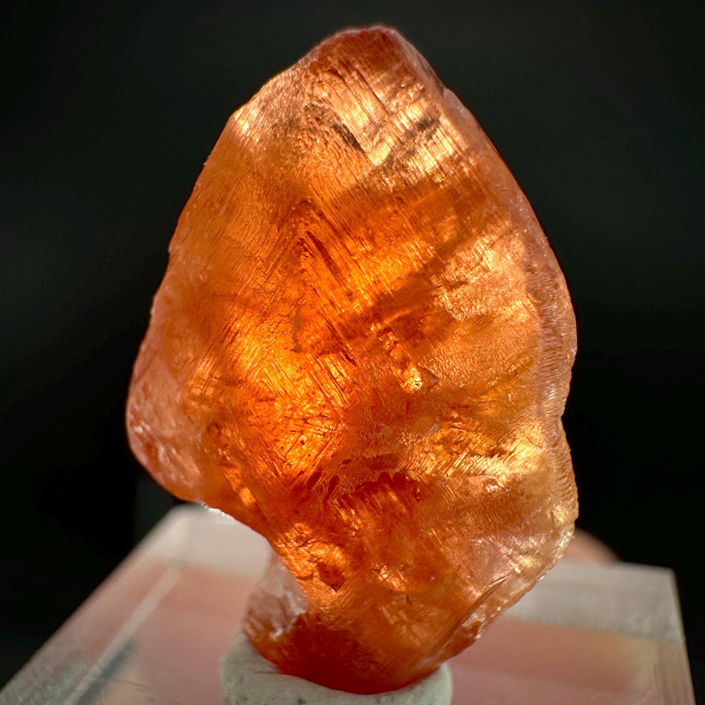 Hessonite Garnet | Orange Crystal, Mineral Specimen from Pakistan
