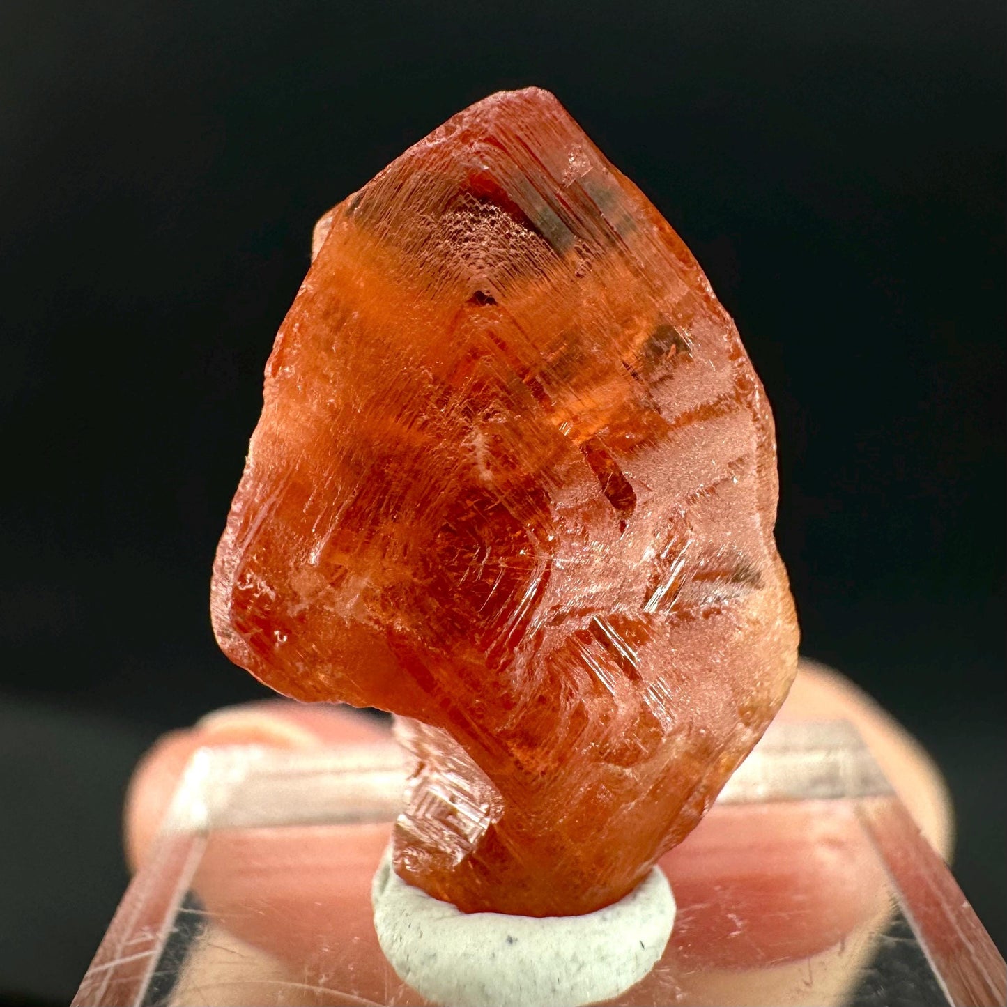 Hessonite Garnet | Orange Crystal, Mineral Specimen from Pakistan