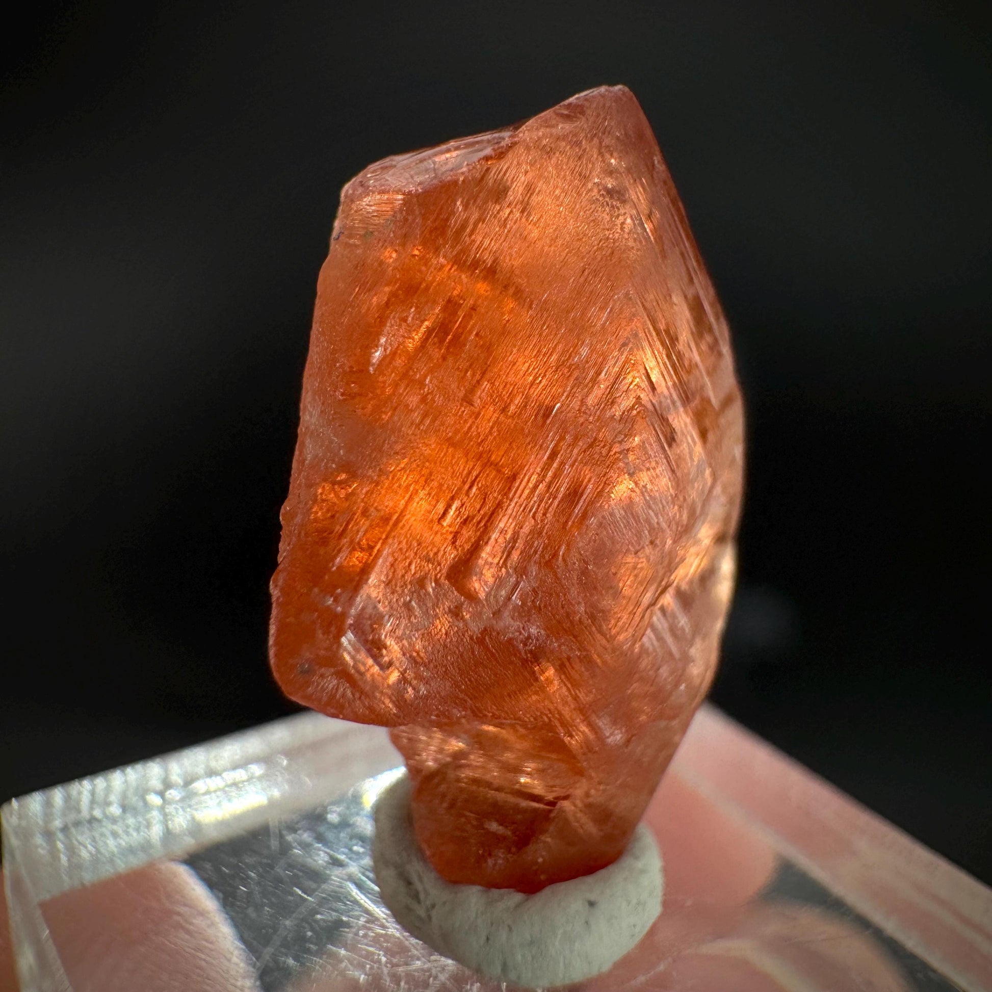 Hessonite Garnet | Orange Crystal, Mineral Specimen from Pakistan