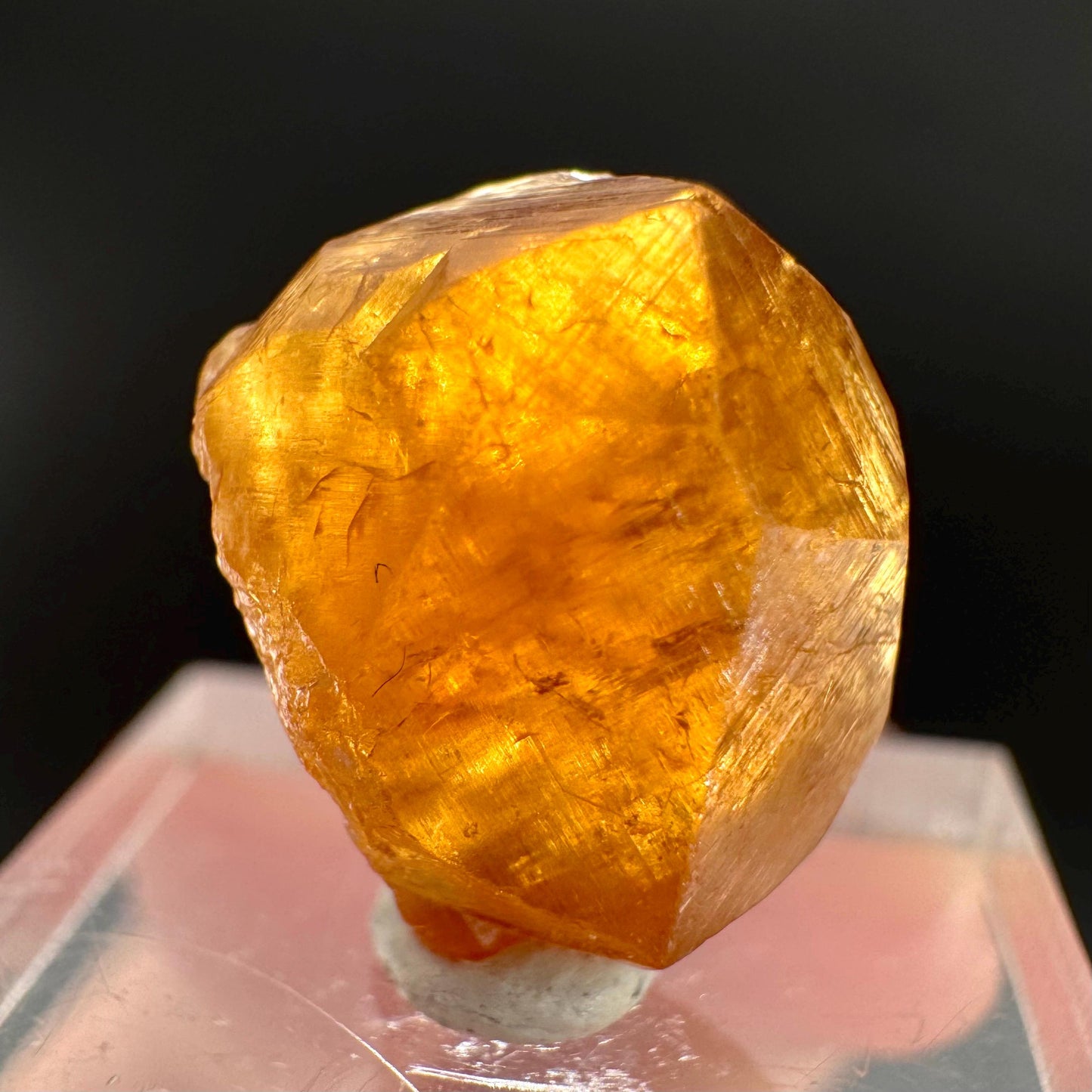 Hessonite Garnet | Orange Crystal, Mineral Specimen from Pakistan