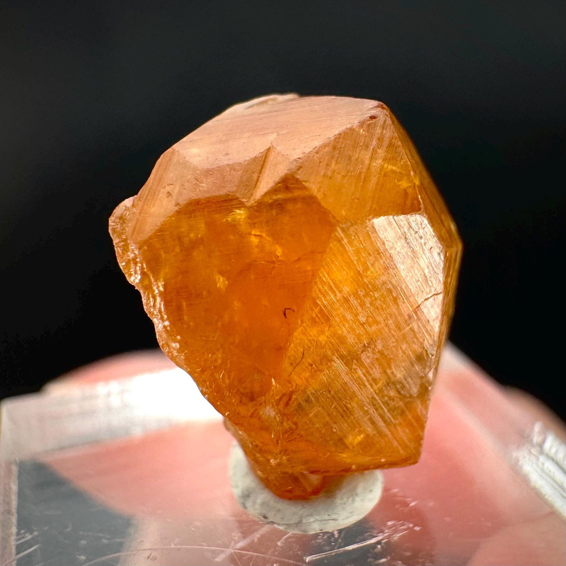 Hessonite Garnet | Orange Crystal, Mineral Specimen from Pakistan
