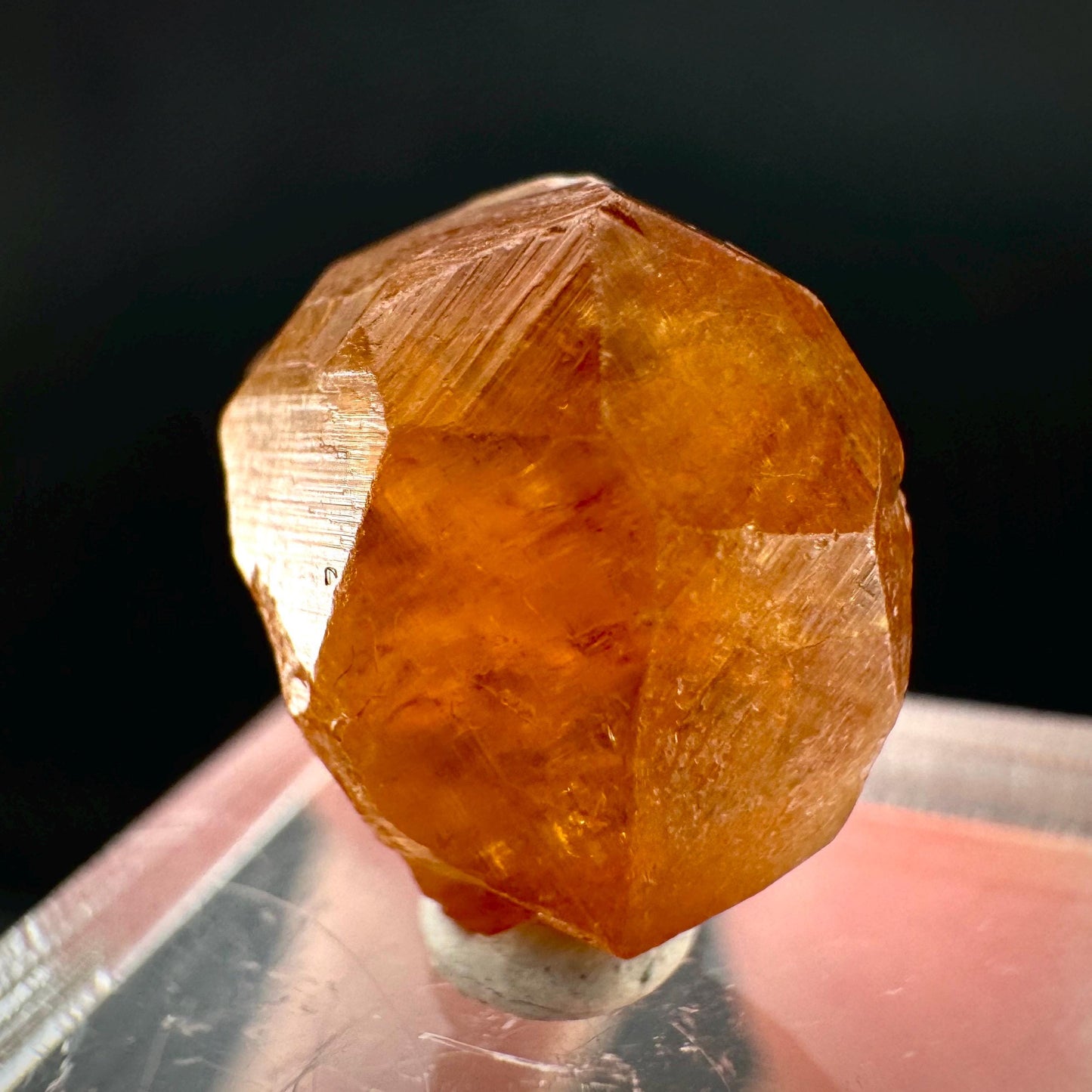 Hessonite Garnet | Orange Crystal, Mineral Specimen from Pakistan