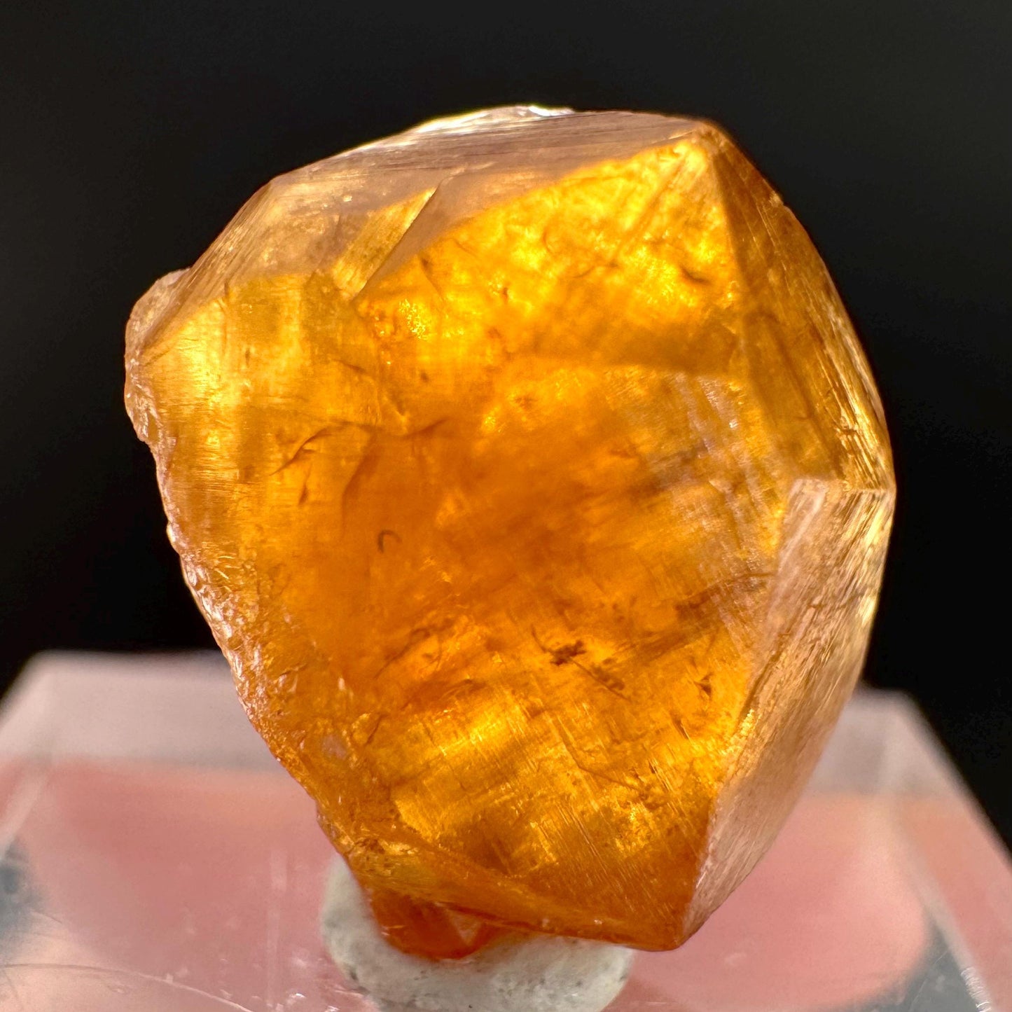 Hessonite Garnet | Orange Crystal, Mineral Specimen from Pakistan