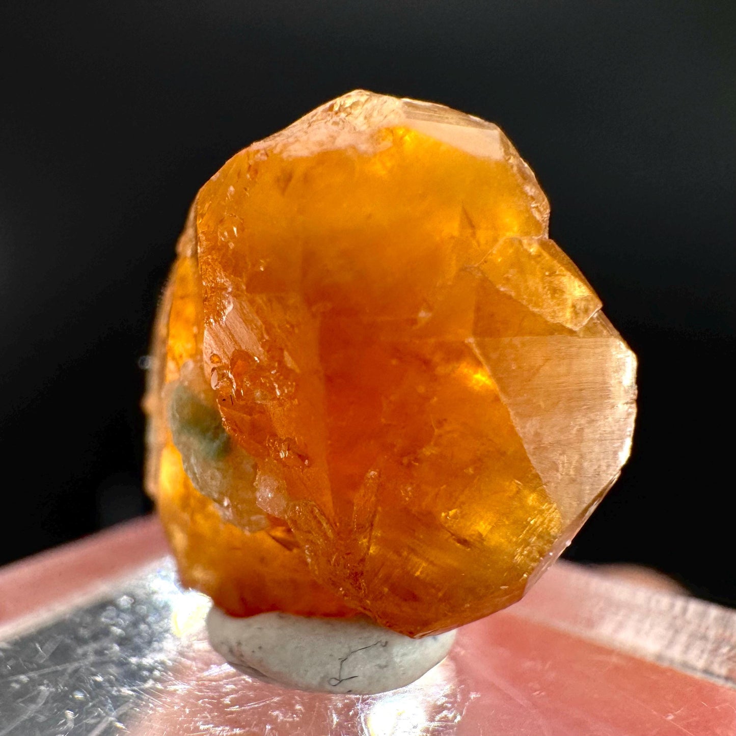 Hessonite Garnet | Orange Crystal, Mineral Specimen from Pakistan