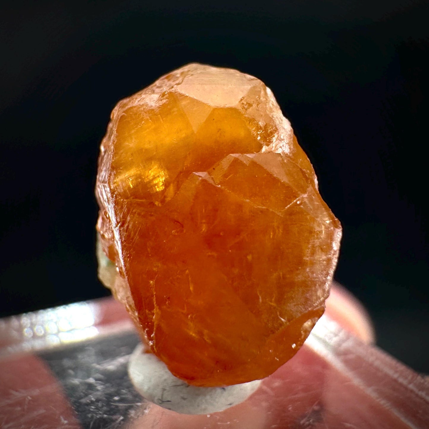 Hessonite Garnet | Orange Crystal, Mineral Specimen from Pakistan