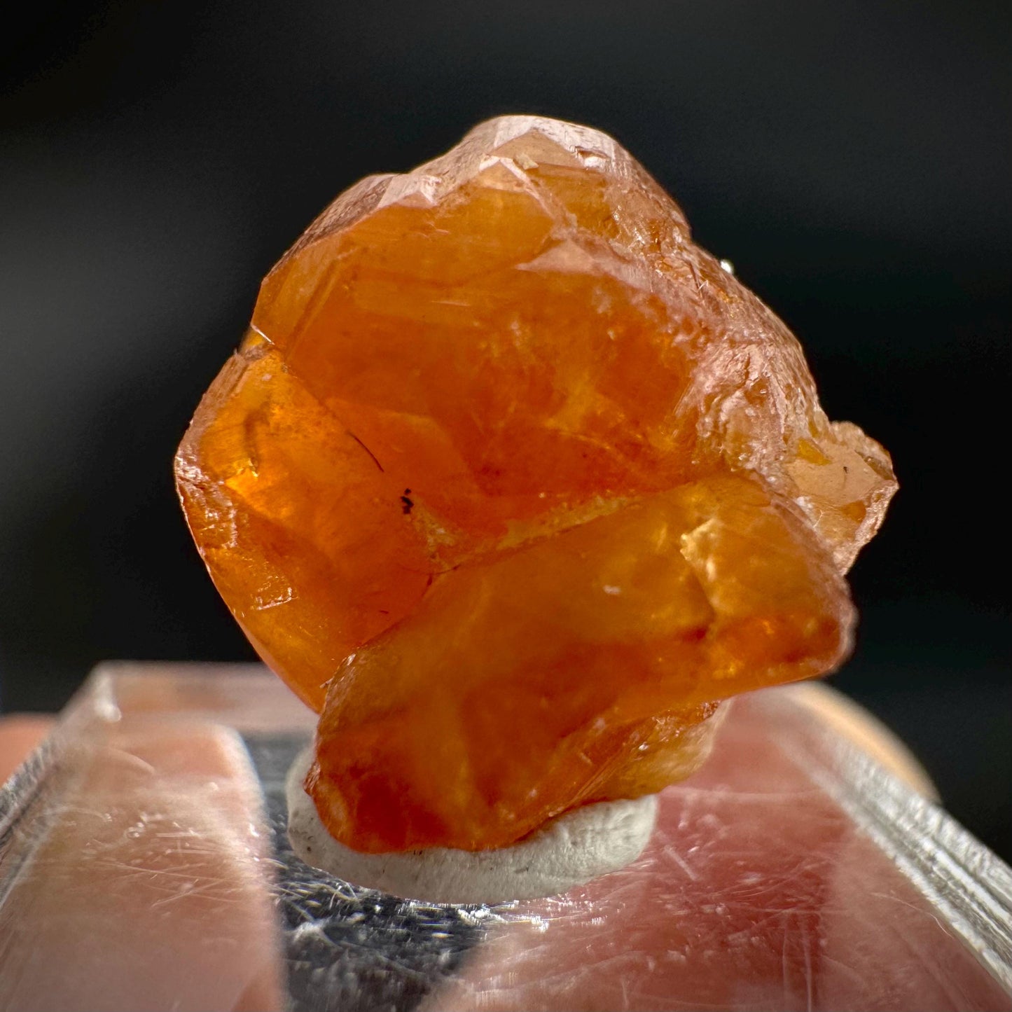 Hessonite Garnet | Orange Crystal, Mineral Specimen from Pakistan